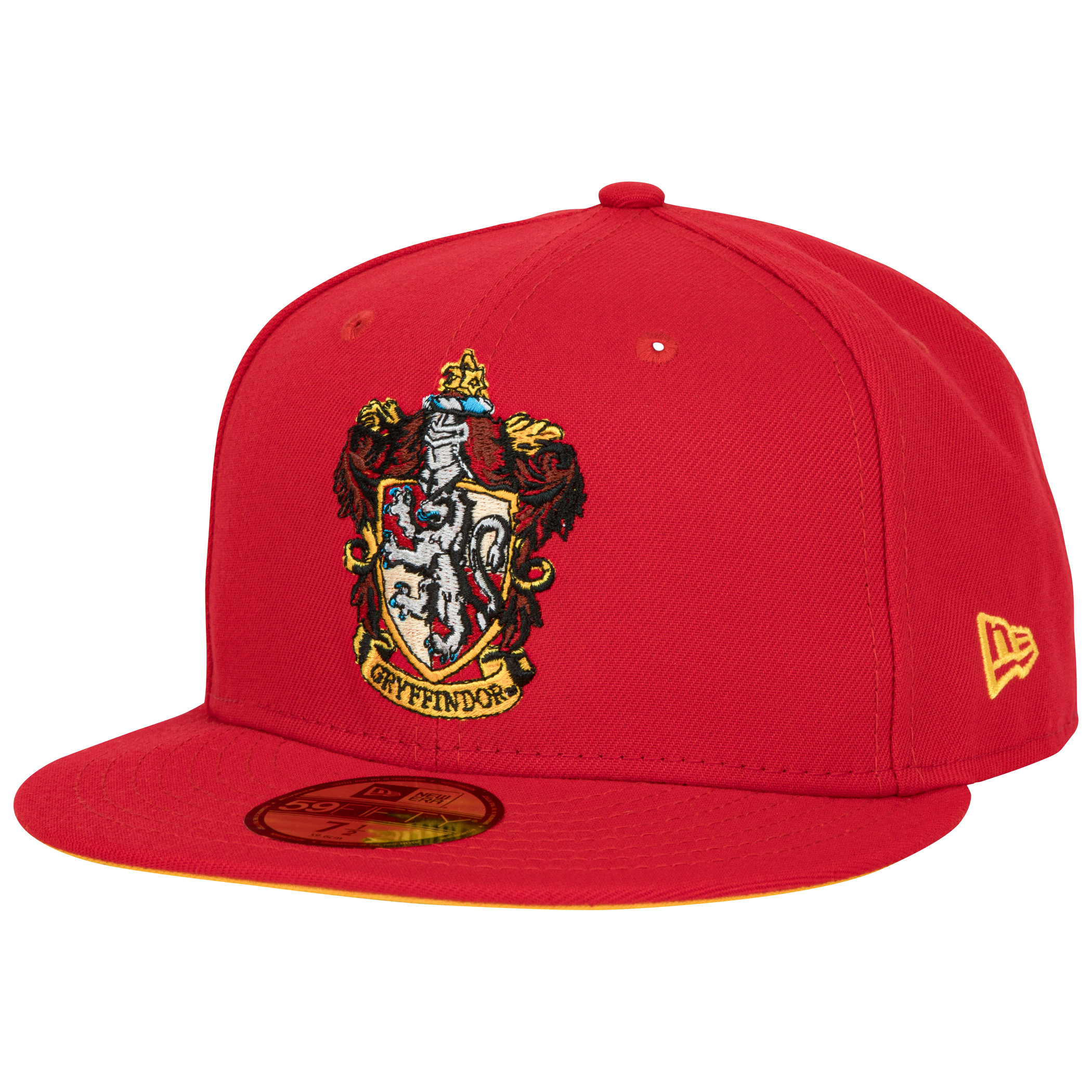 Harry Potter Gryffindor House Crest New Era 59Fifty Fitted Hat, Red