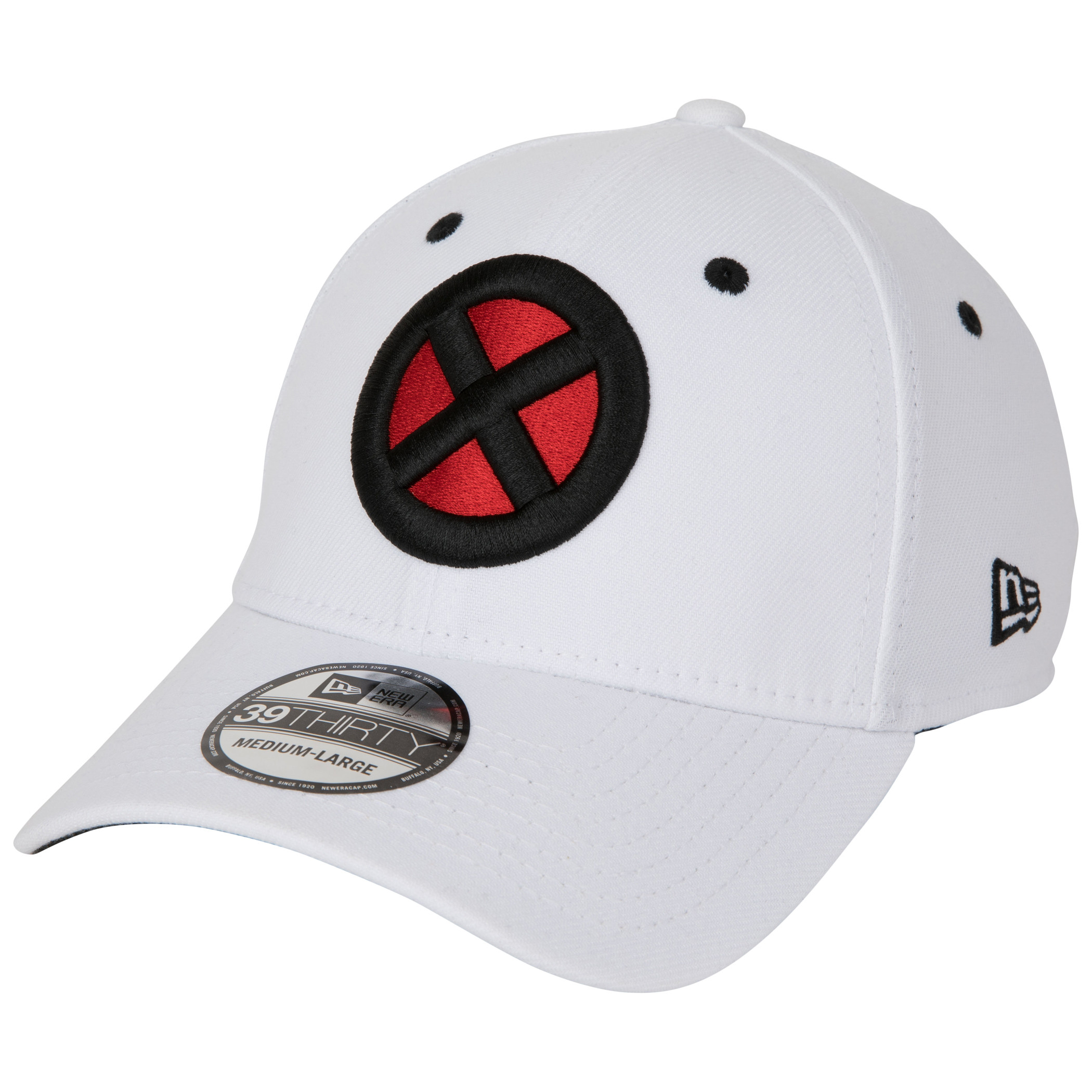 X-Men Symbol Storm Colorway Era 39Thirty Fitted Hat, White