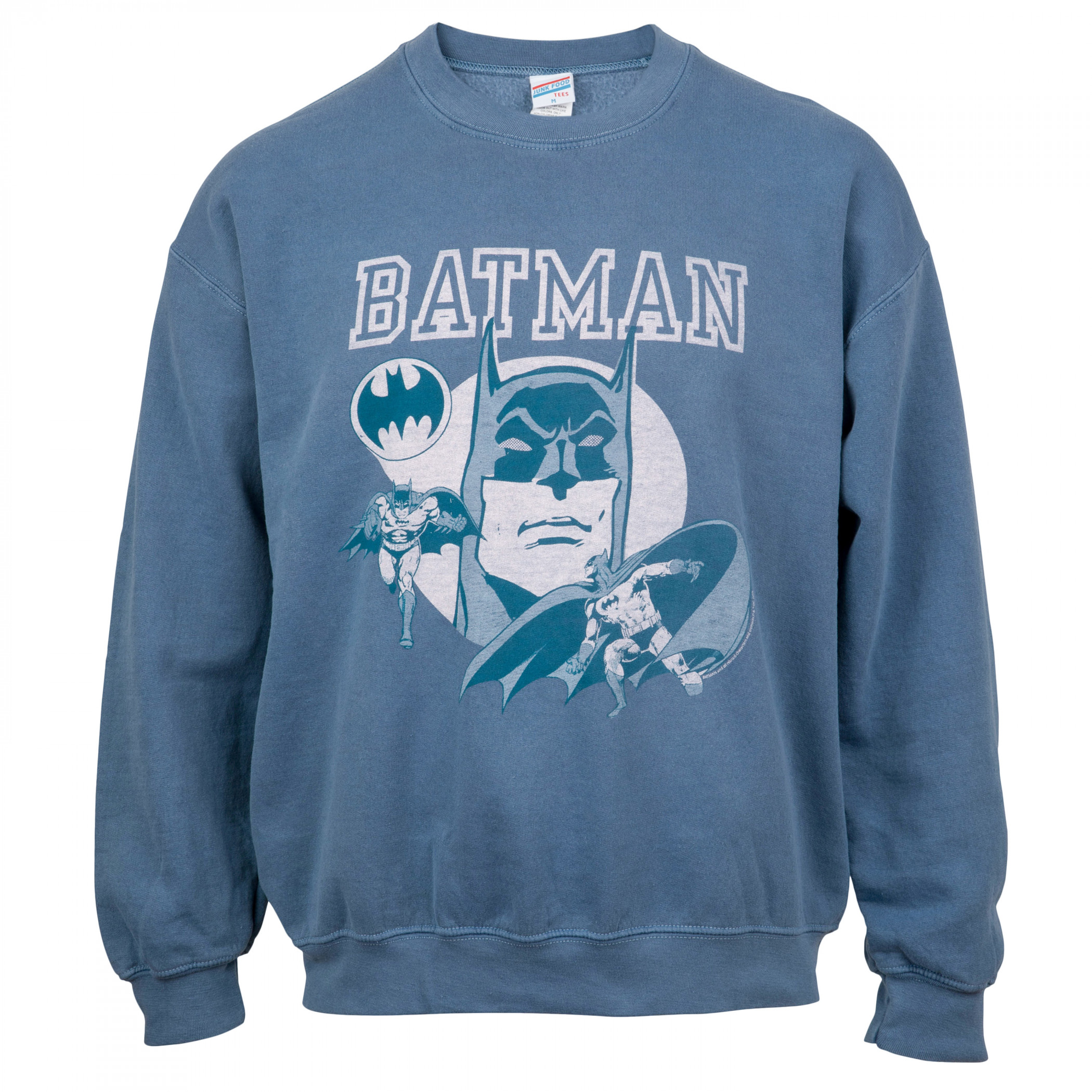 Batman Triple Indigo Blue Sweatshirt by Junk Food, Blue