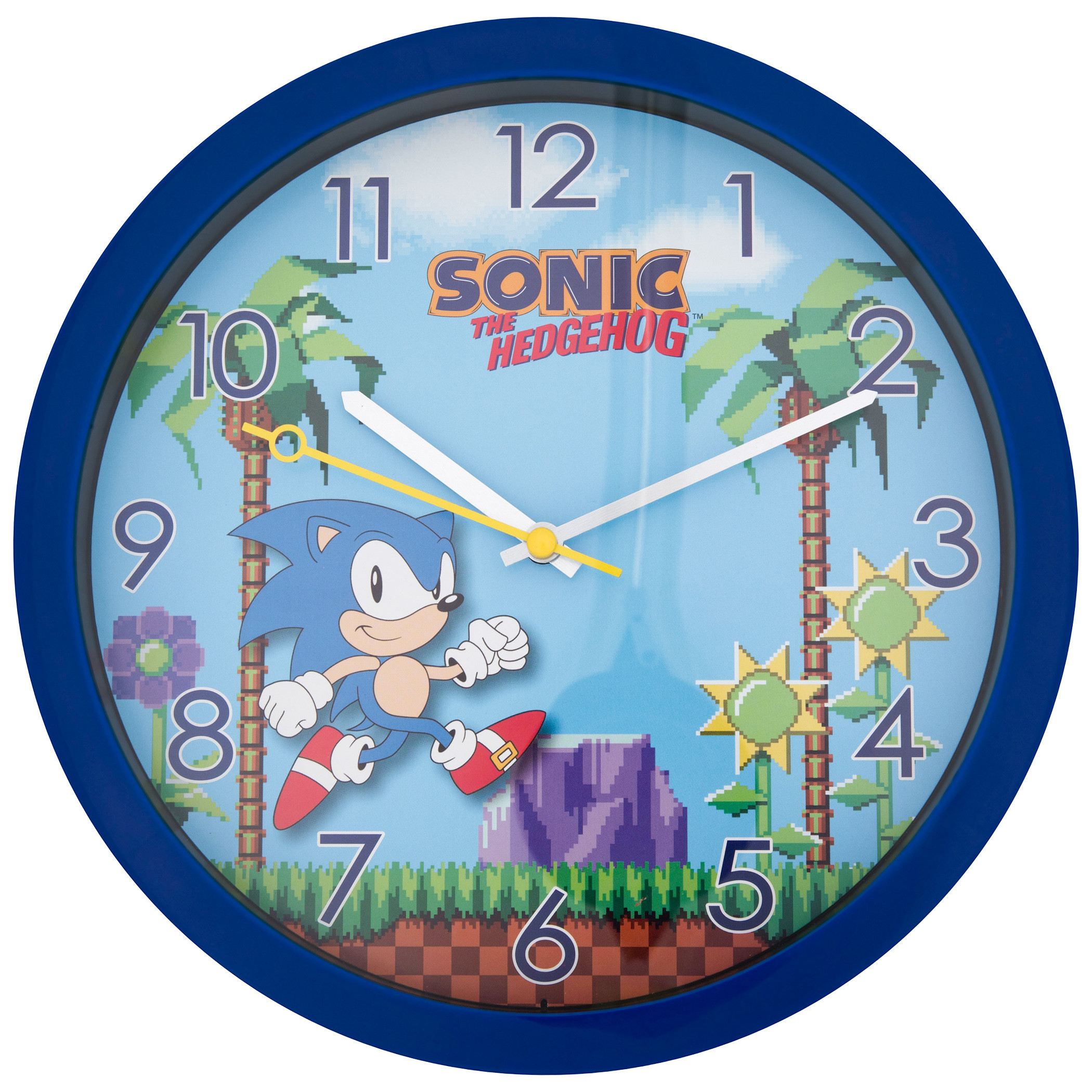Sonic the Hedgehog Green Hill Zone 12' Wall Clock, Multi-Color