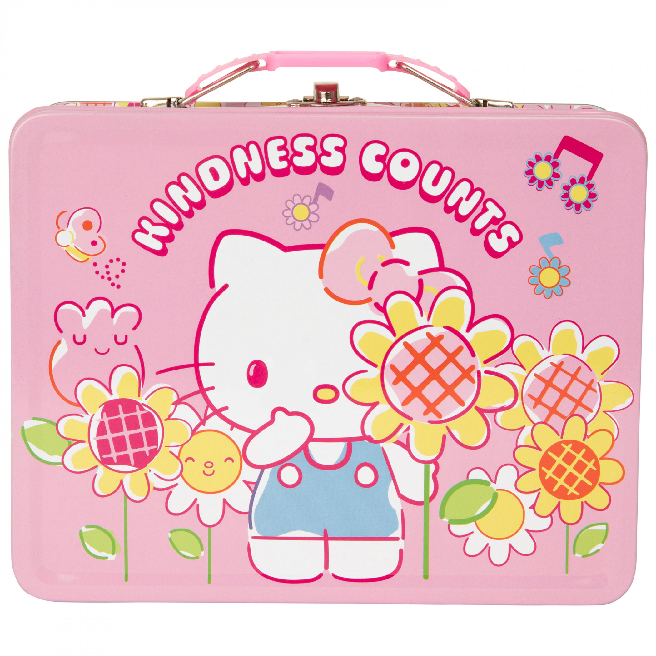 Hello Kitty Pastel Kindness Tin Lunchbox, Pink