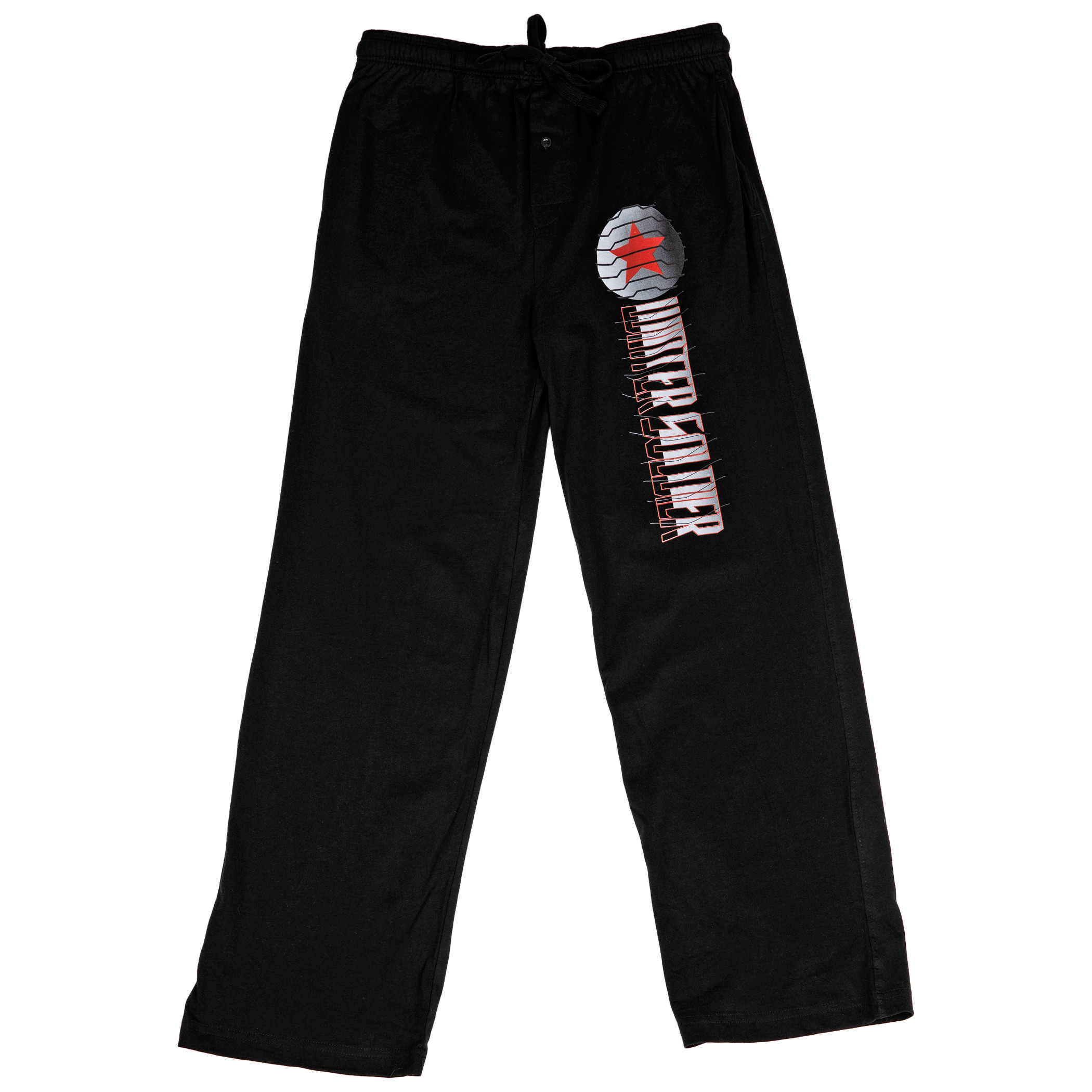 Winter Soldier Mission Report Glitched Pajama Pants, Black