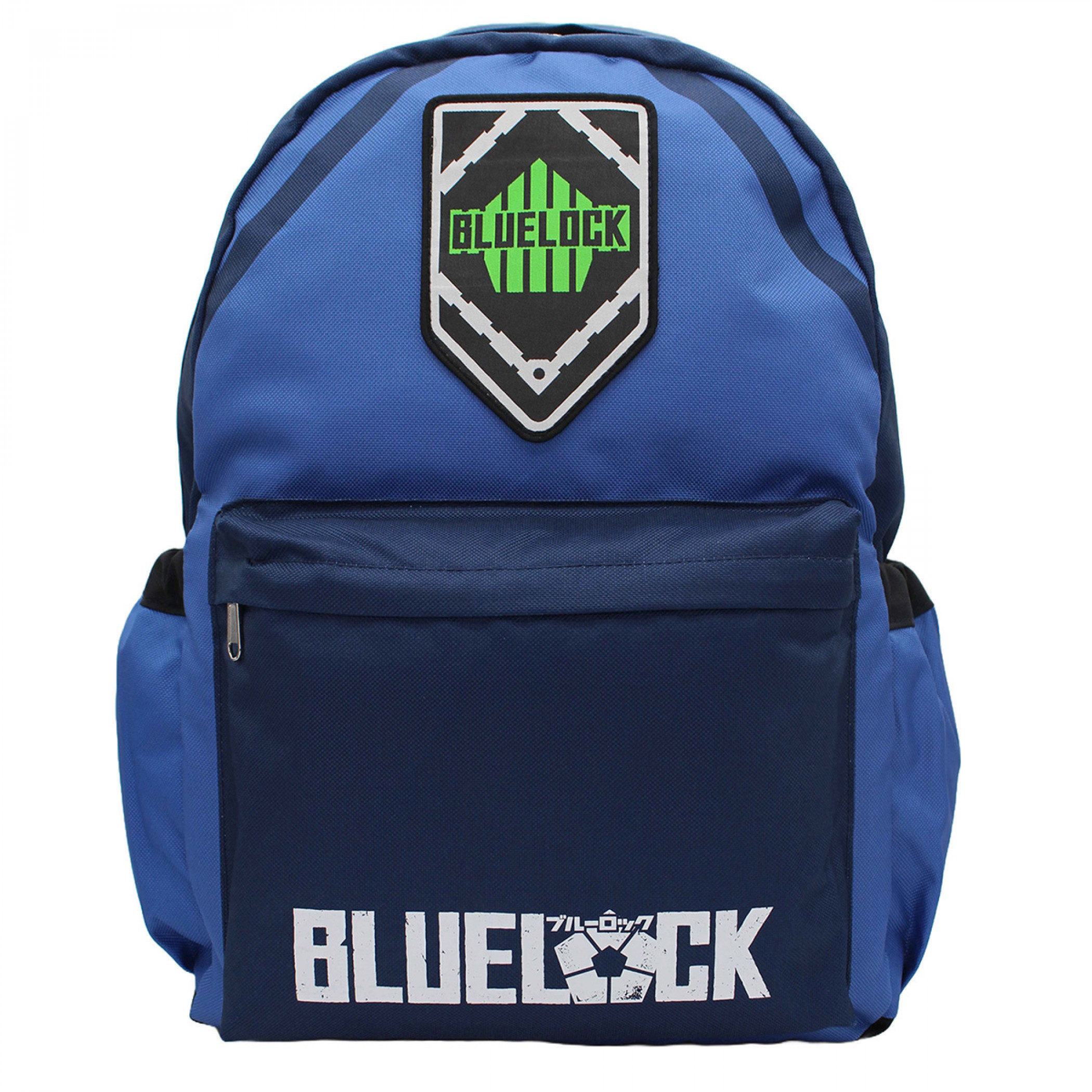 Blue Lock Logo Blue Backpack, Blue