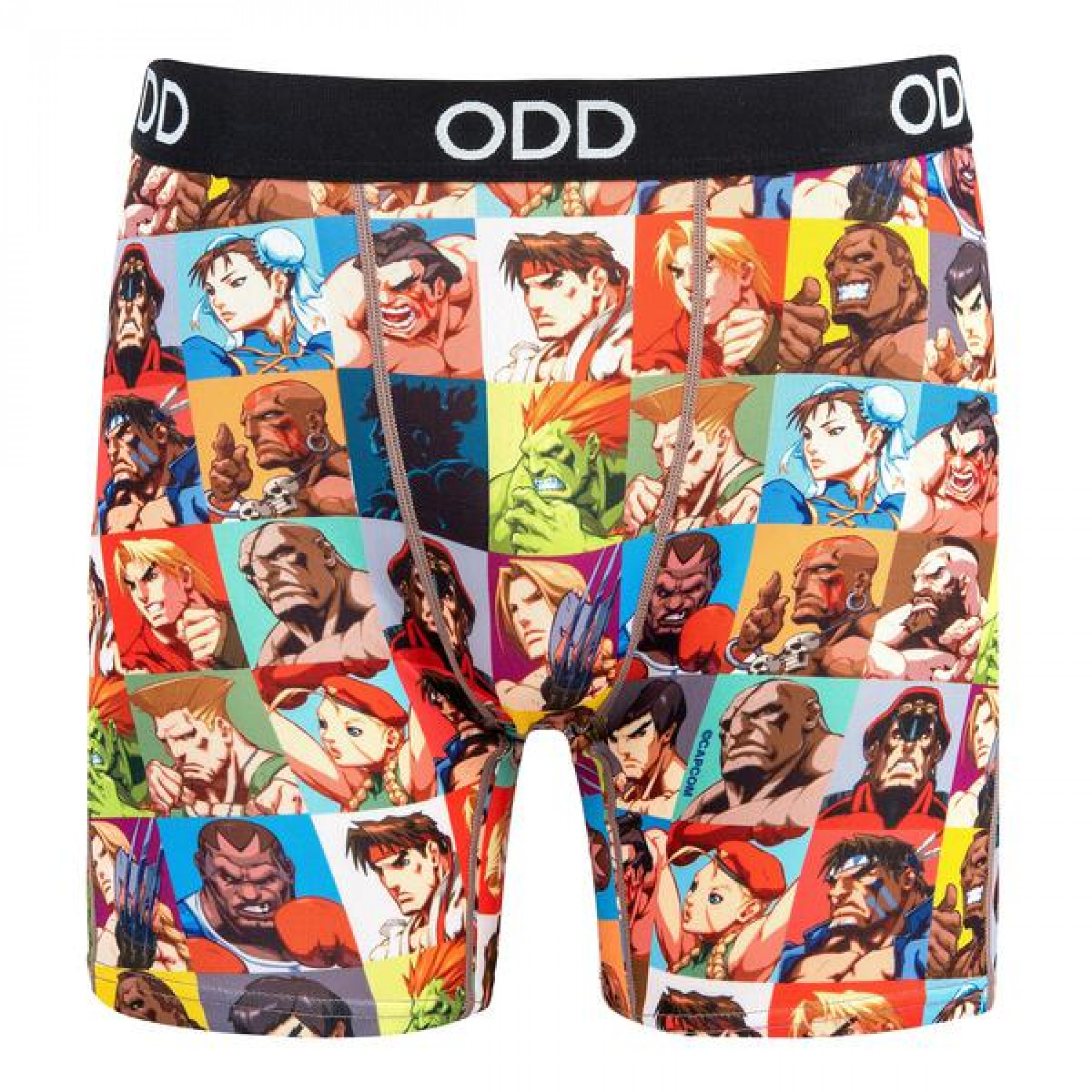 Street Fighter Select Your Fighter Men's ODD Boxer Briefs, Multi-Color