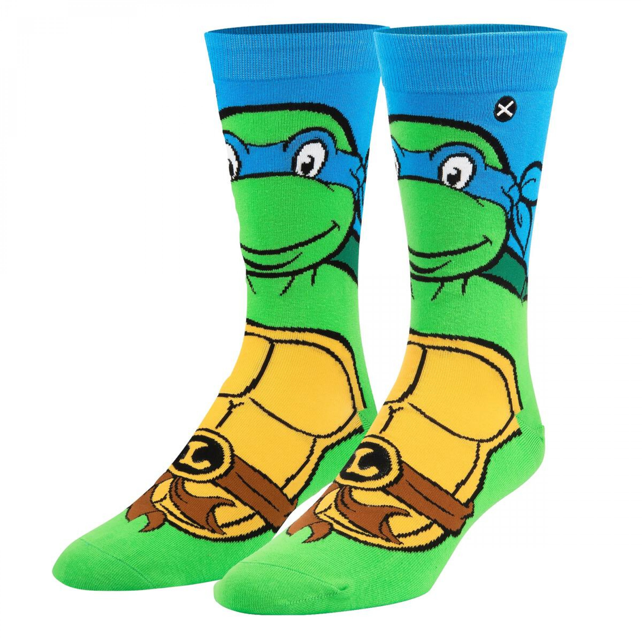 Teenage Mutant Ninja Turtles Leonardo Crew Socks, Multi-Color