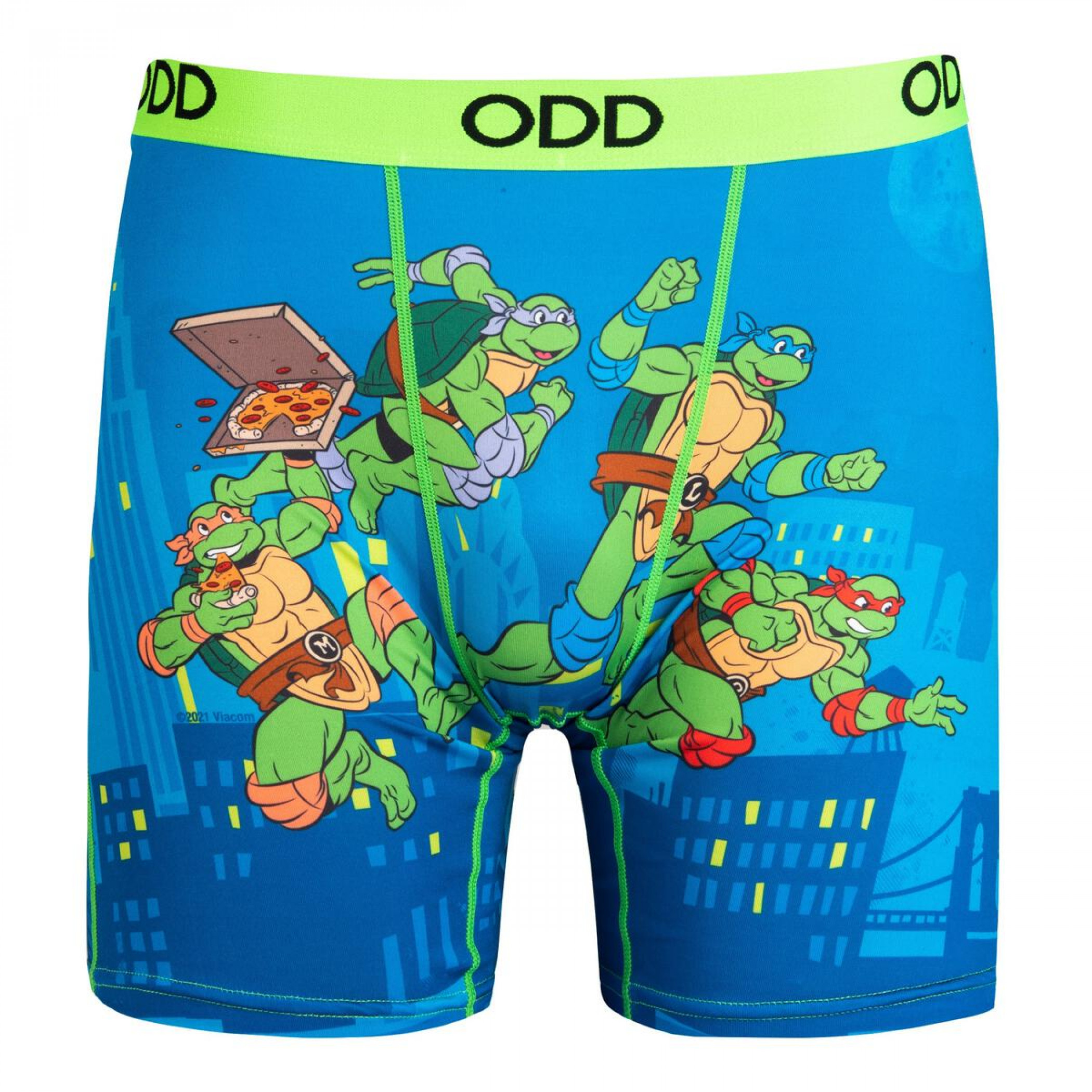 Teenage Mutant Ninja Turtles Classic Style Print Men's Boxer Briefs, Multi-Color