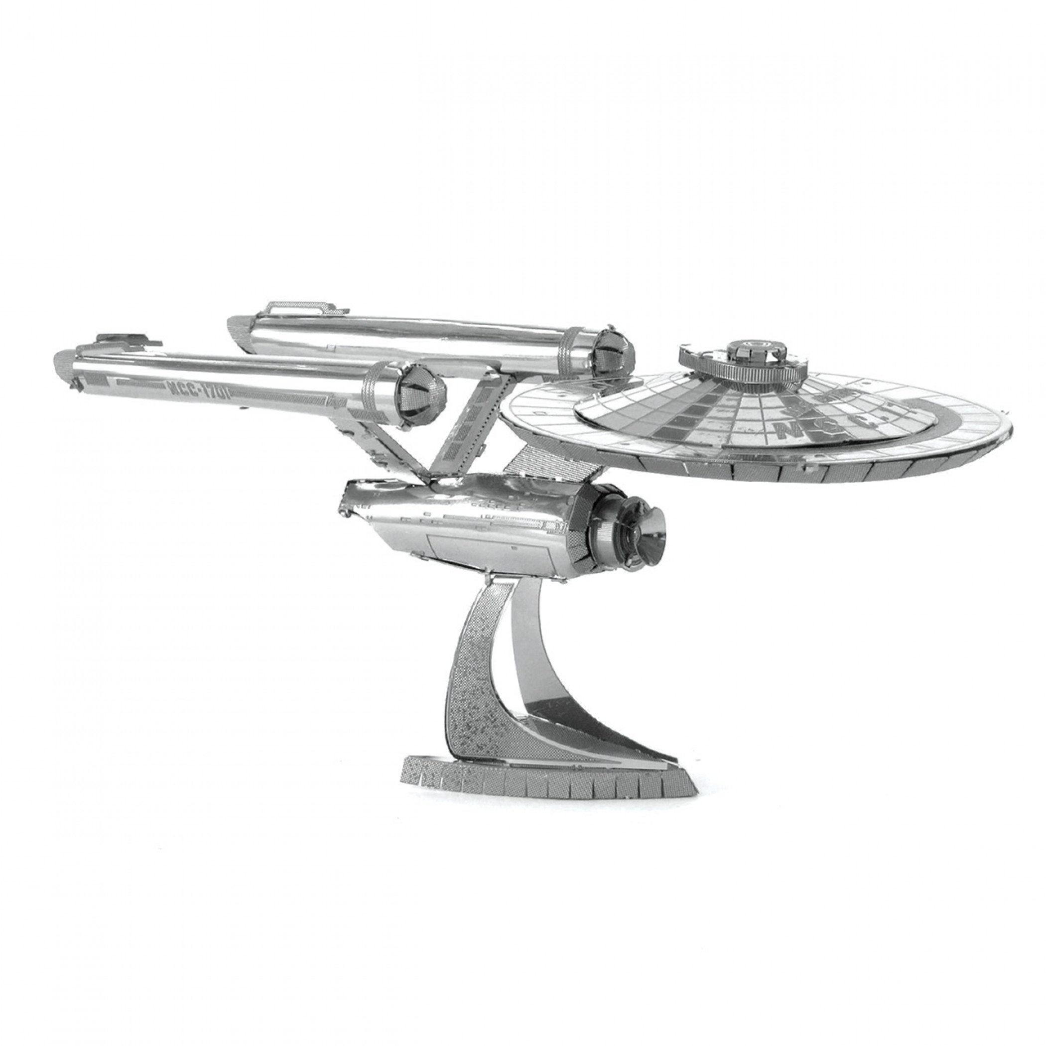 Star Trek Enterprise NCC-1701 Metal Earth Model Kit, Silver