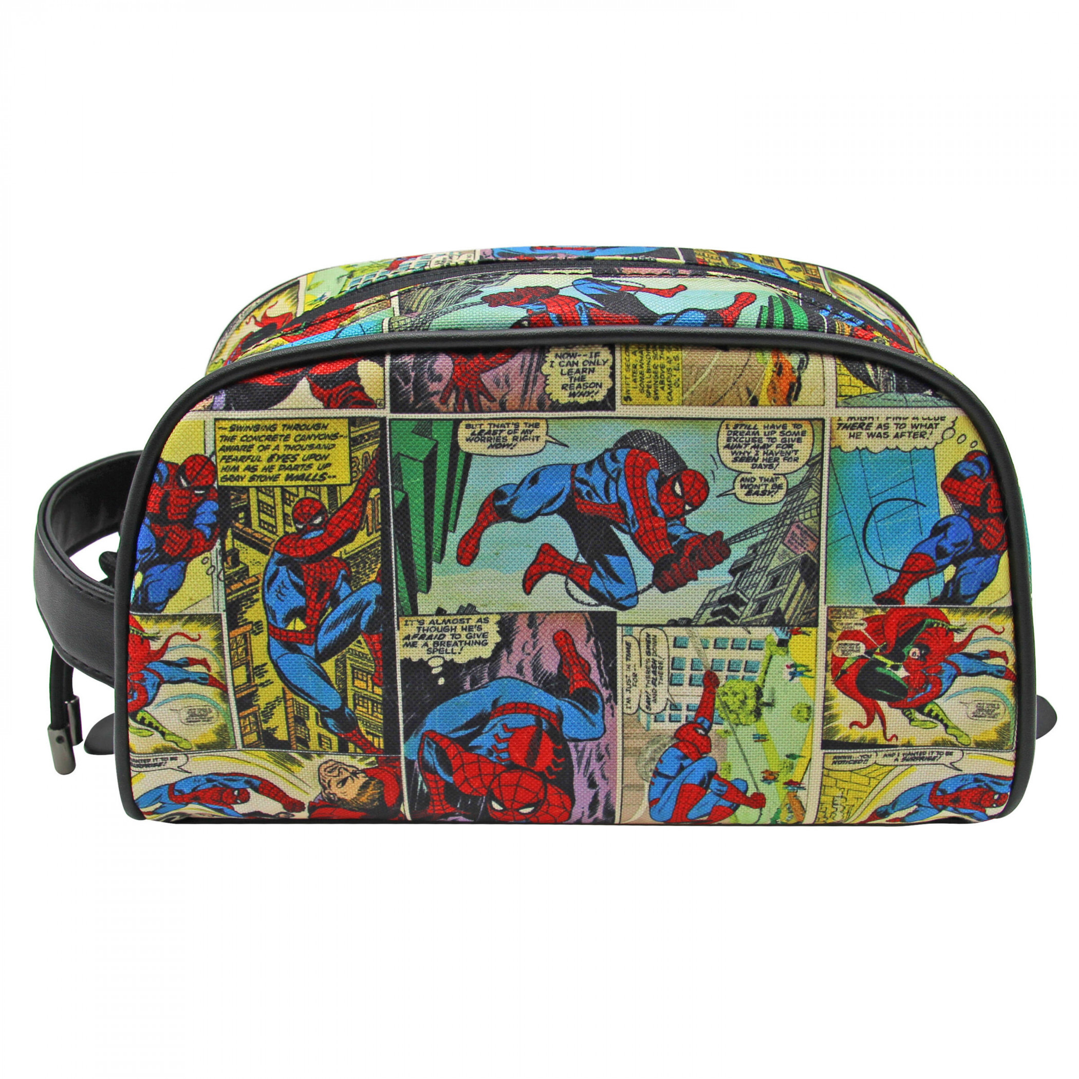 Spider-Man Retro Comic Panels Toiletry Bag, Multi-Color
