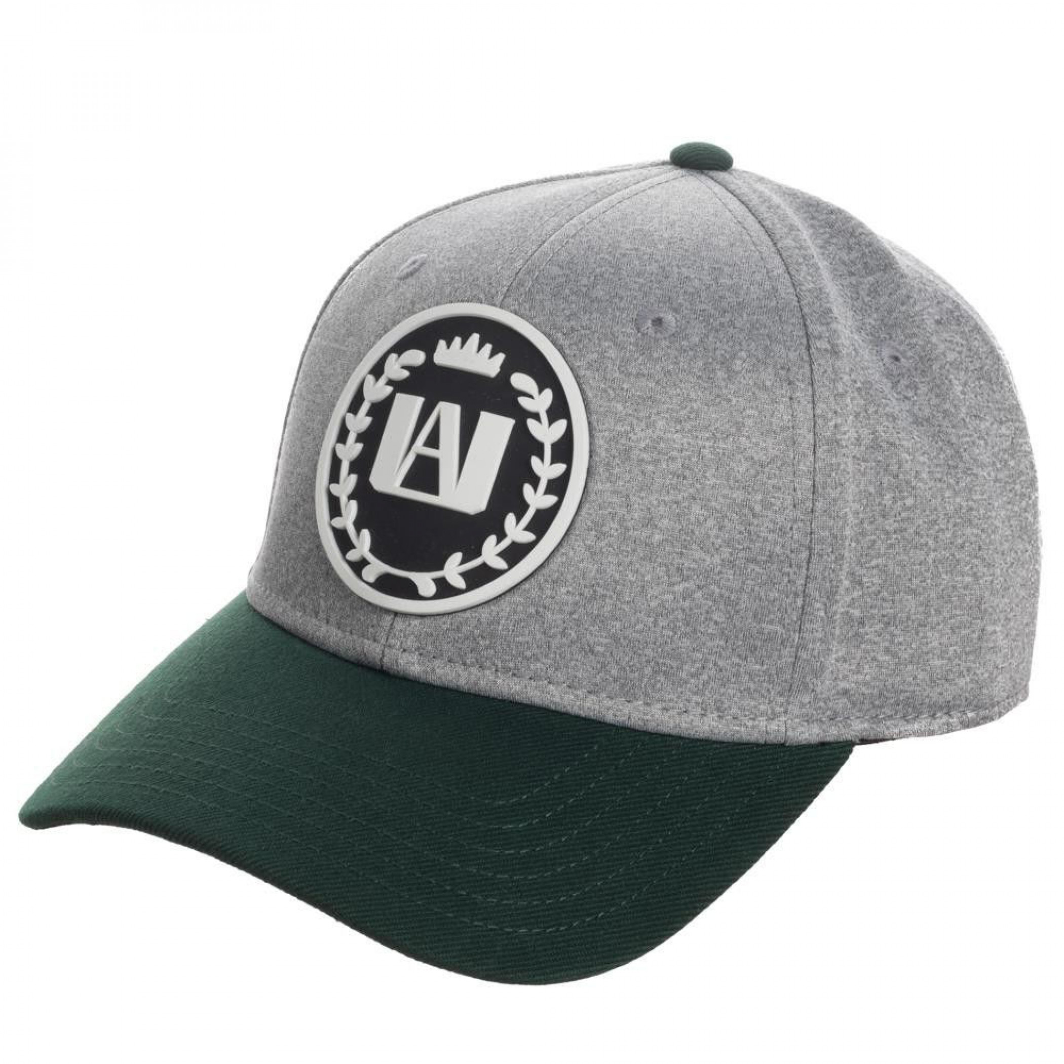 My Hero Academia U.A. High School Embroidered Emblem Flex Fit Hat, Grey