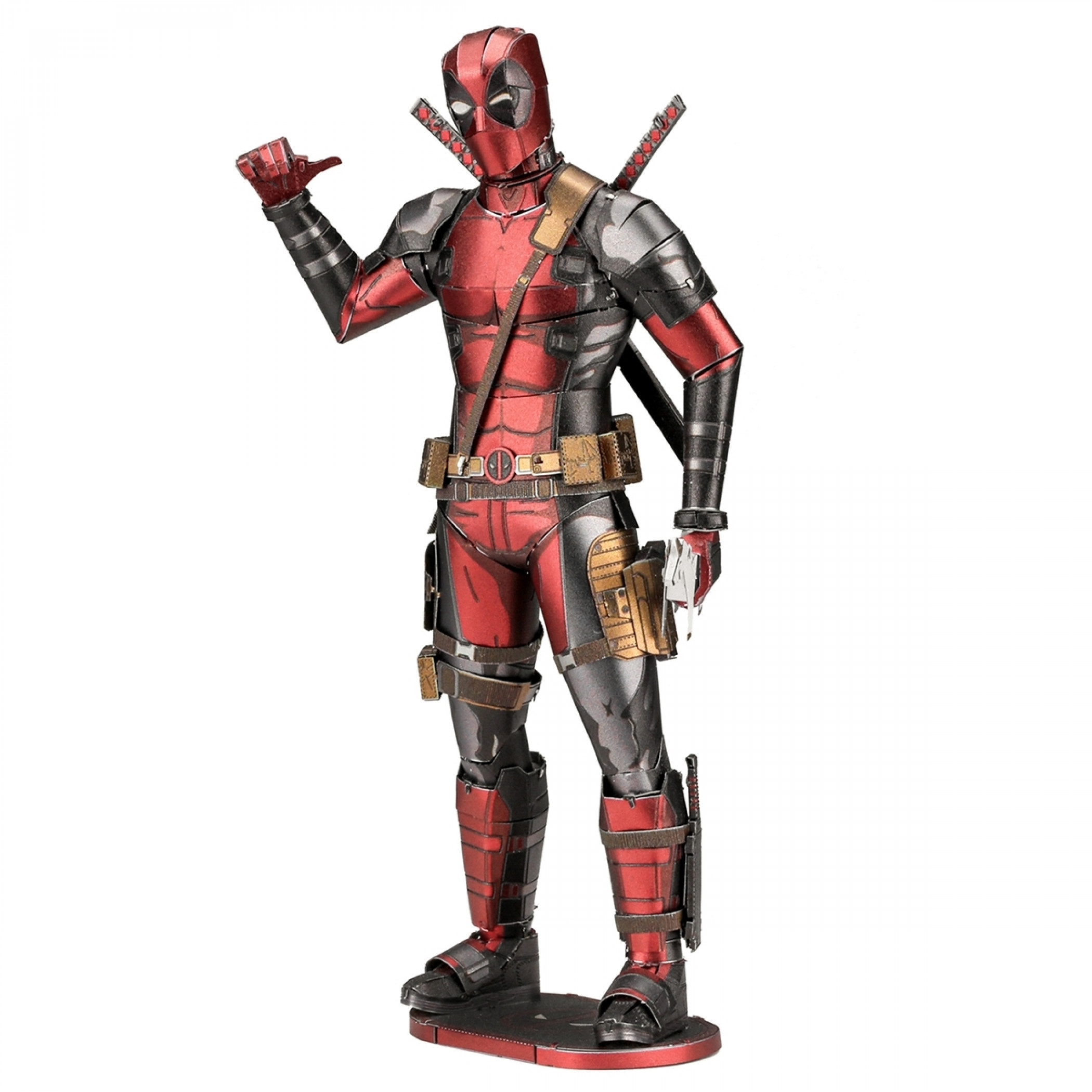 Marvel Deadpool Character Premium Color 3D Metal Earth Model Kit, Multi-Color