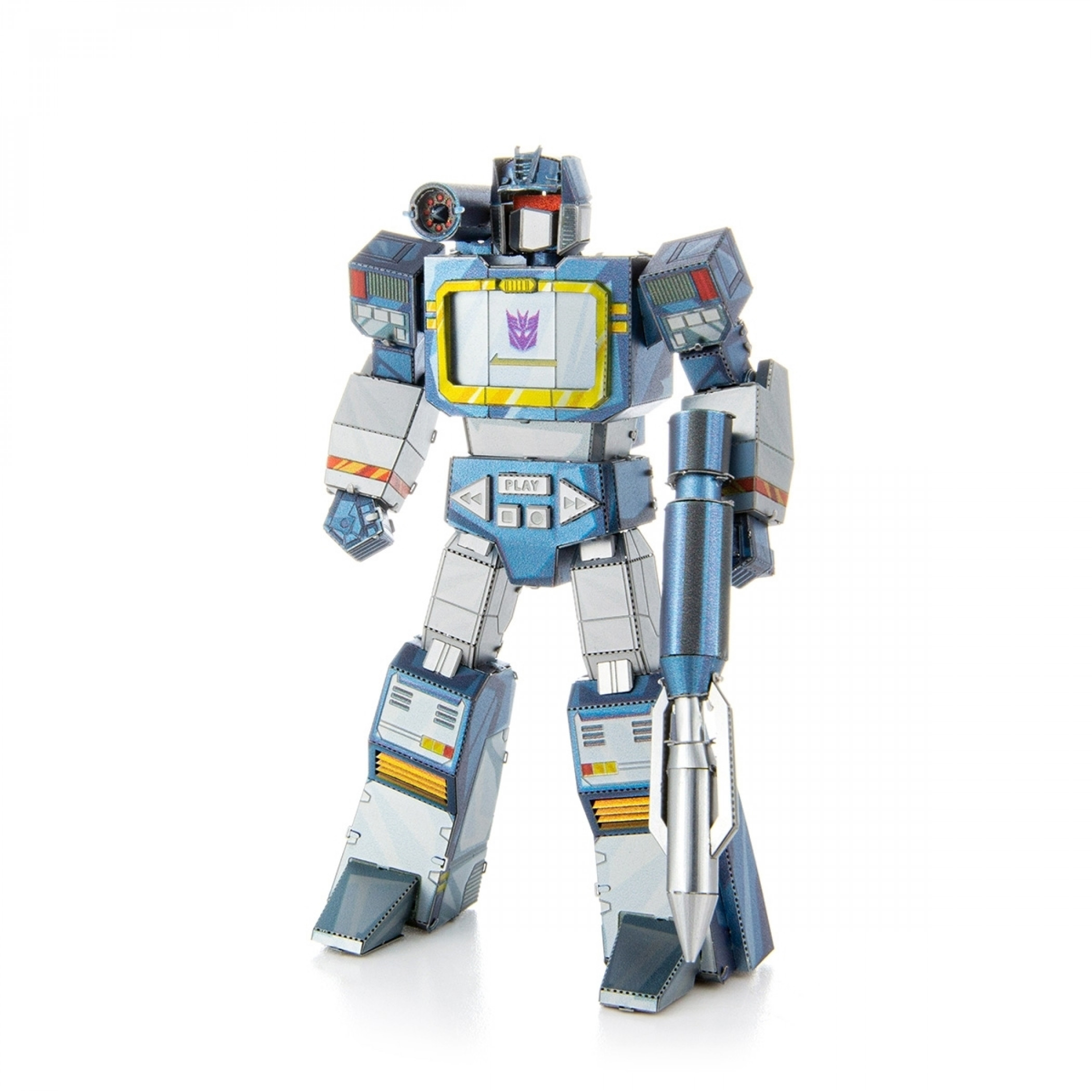 Transformers Soundwave Colored Metal Earth Model Kit, Blue