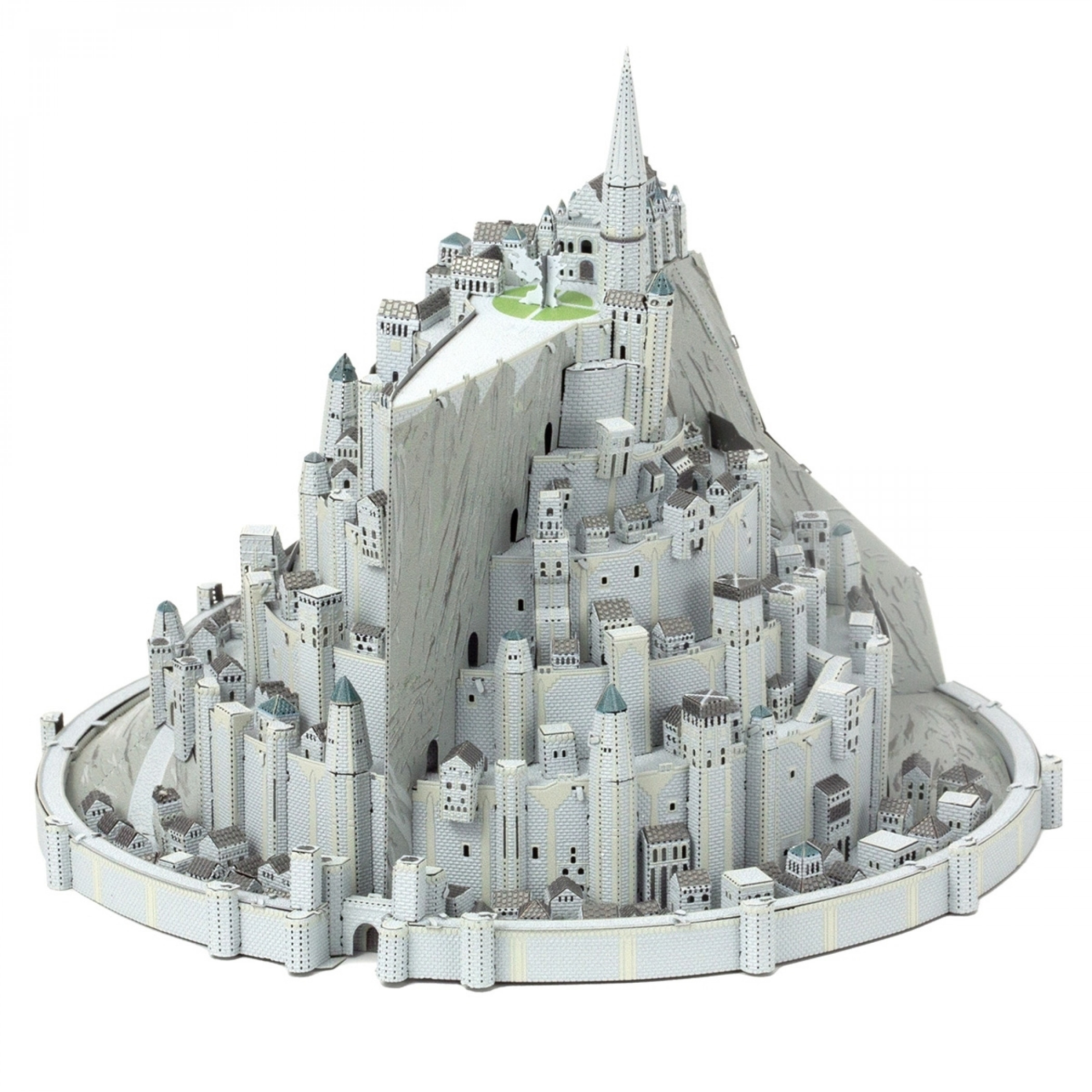 Lord of The Rings Minas Tirith Premium 3D Metal Earth Model Kit, Silver