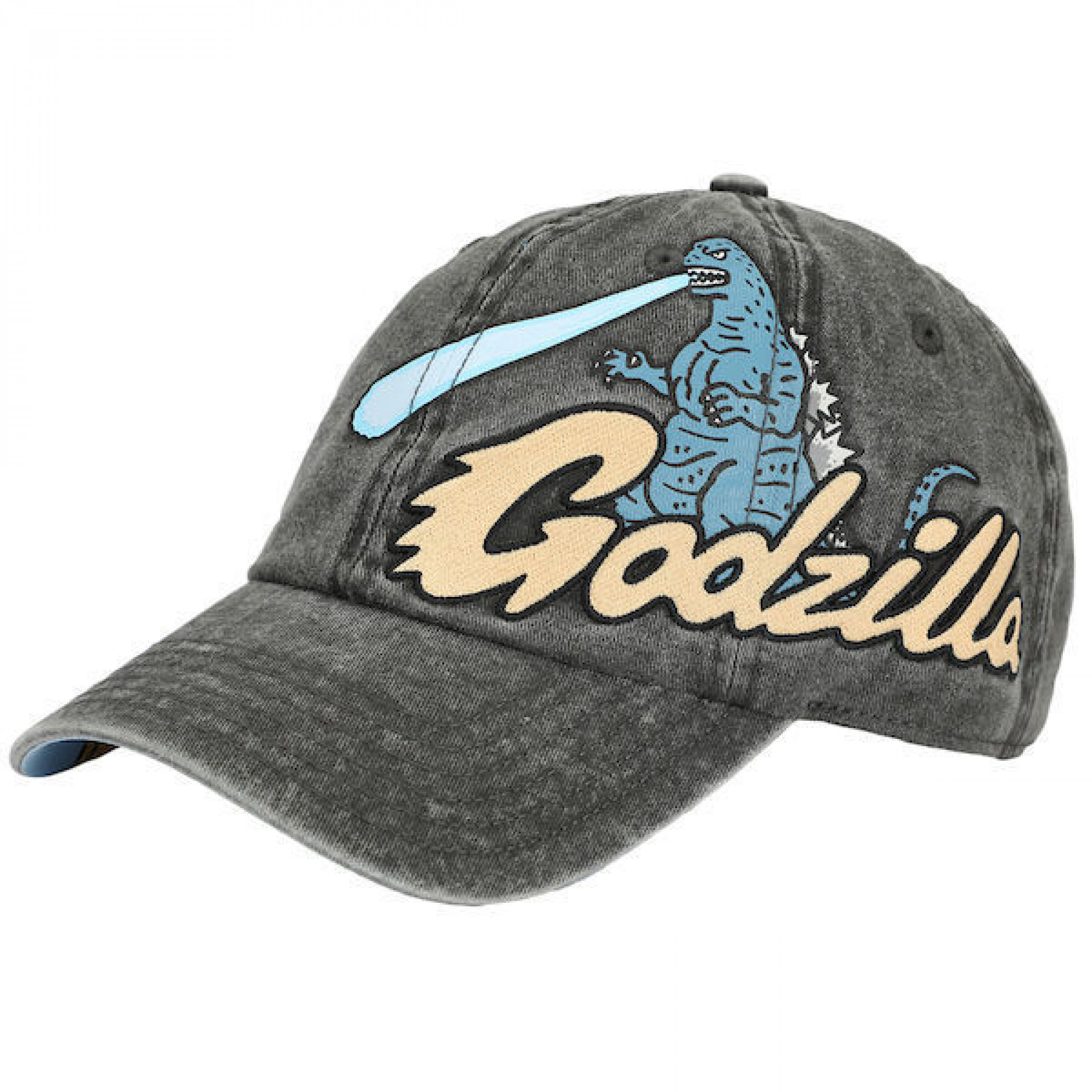 Godzilla Vs. King Ghidorah Embroidered Hat, Grey