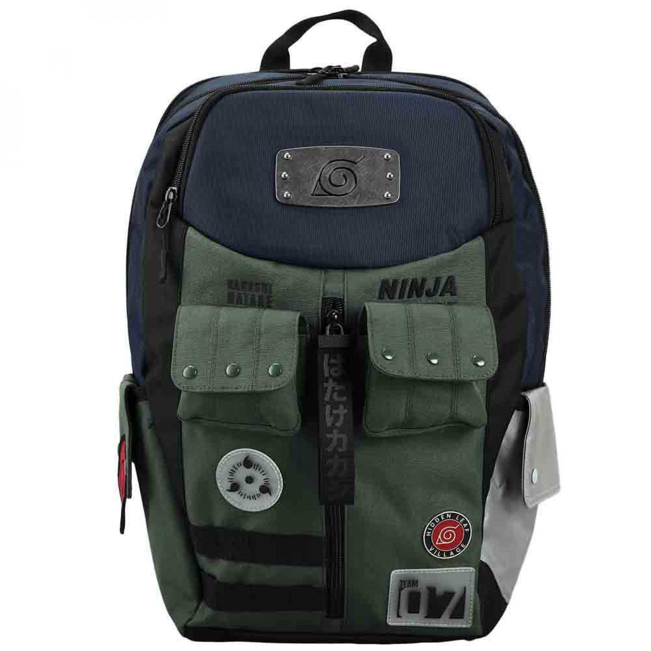 Naruto Hatake Kakashi Jonin Gear Inspired Laptop Backpack, Multi-Color