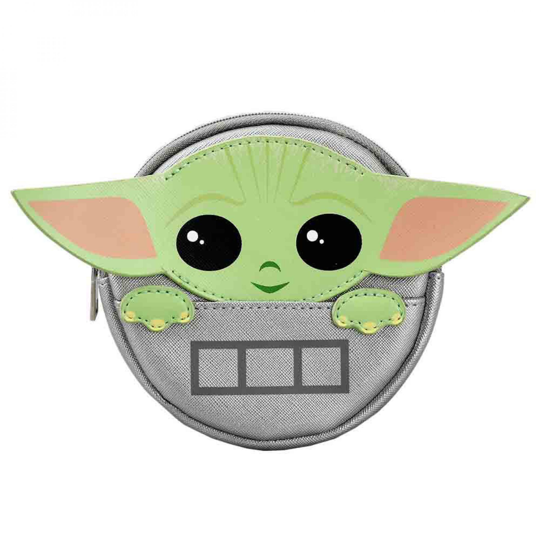 Star Wars the Mandalorian Grogu Pram Pod Coin Pouch, Grey