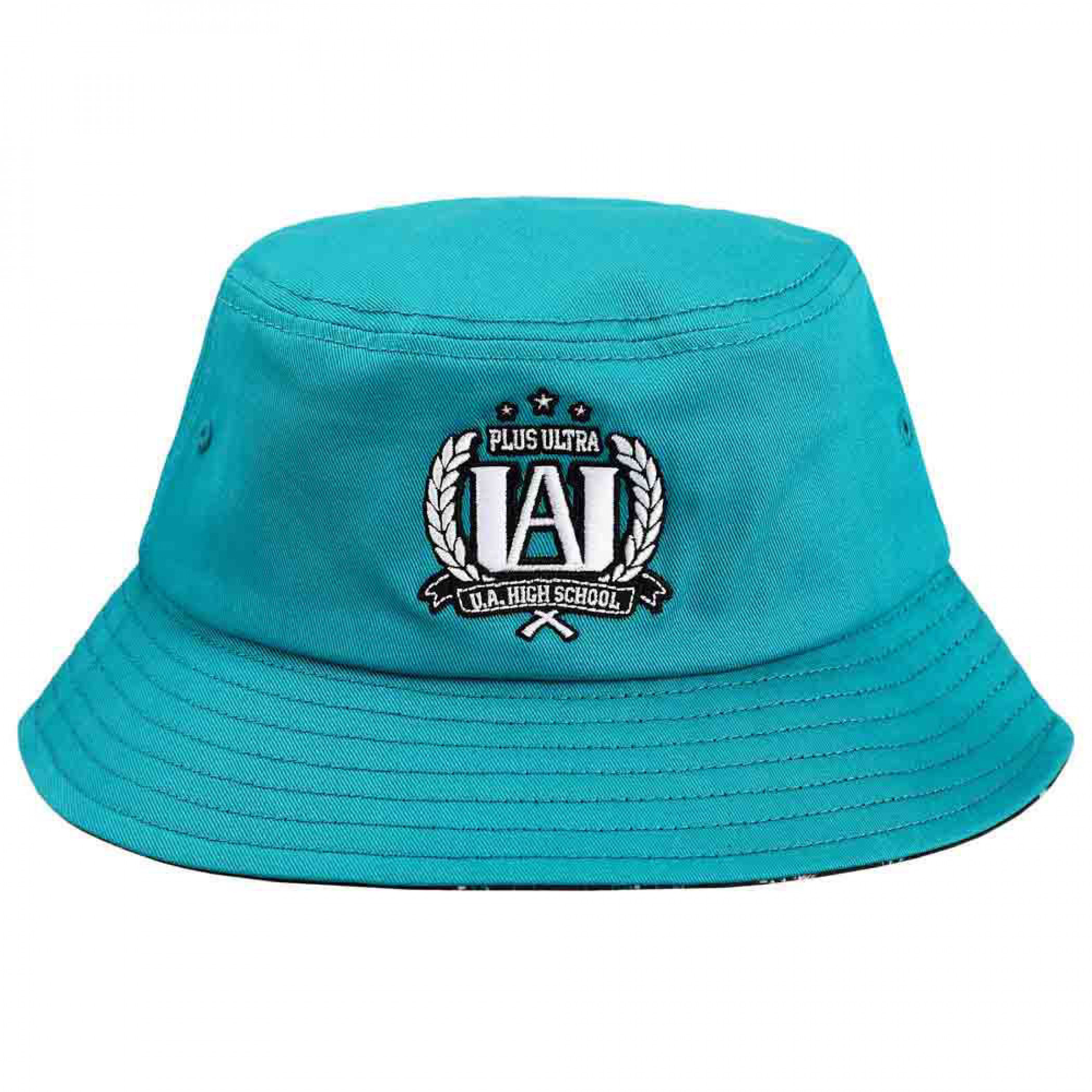 My Hero Academia UA High School Embroidered Logo Bucket Hat, Blue