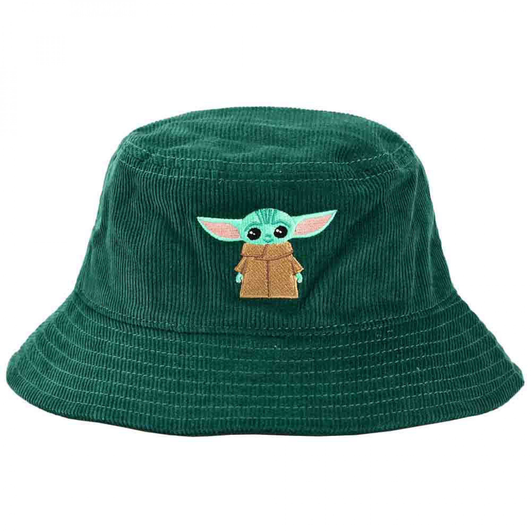 Star Wars The Mandalorian Embroidered Grogu the Child Bucket Hat, Green