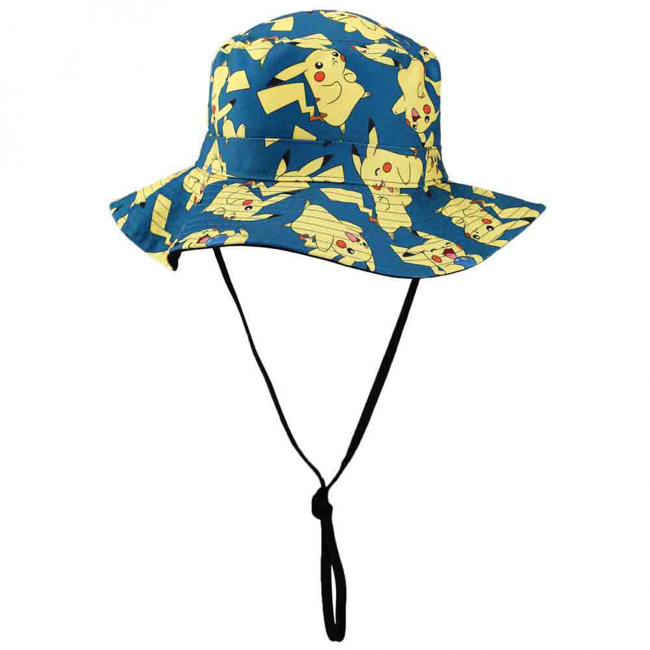 Pokemon Pikachu Character All Over Print Sun Hat, Blue