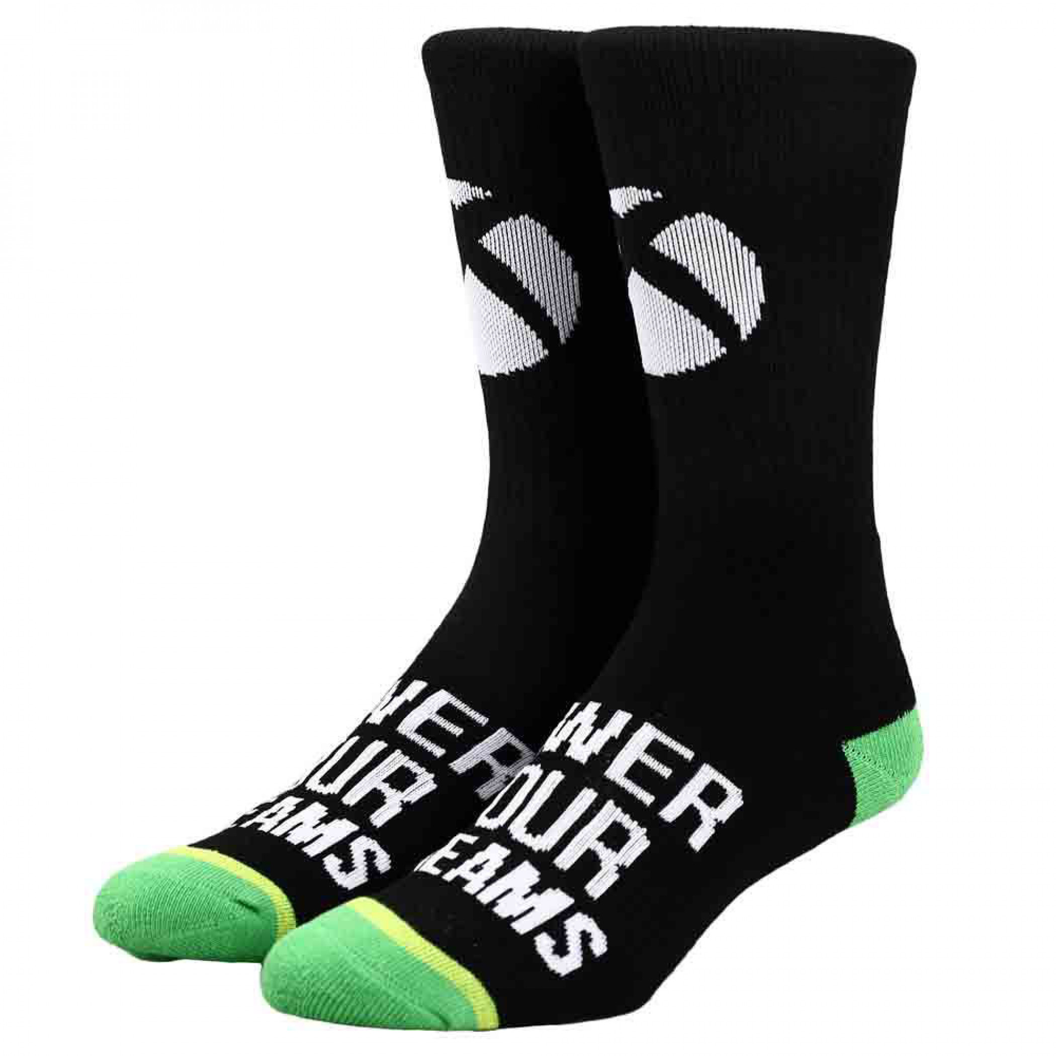Xbox Power Your Dreams Logo Crew Socks, Black