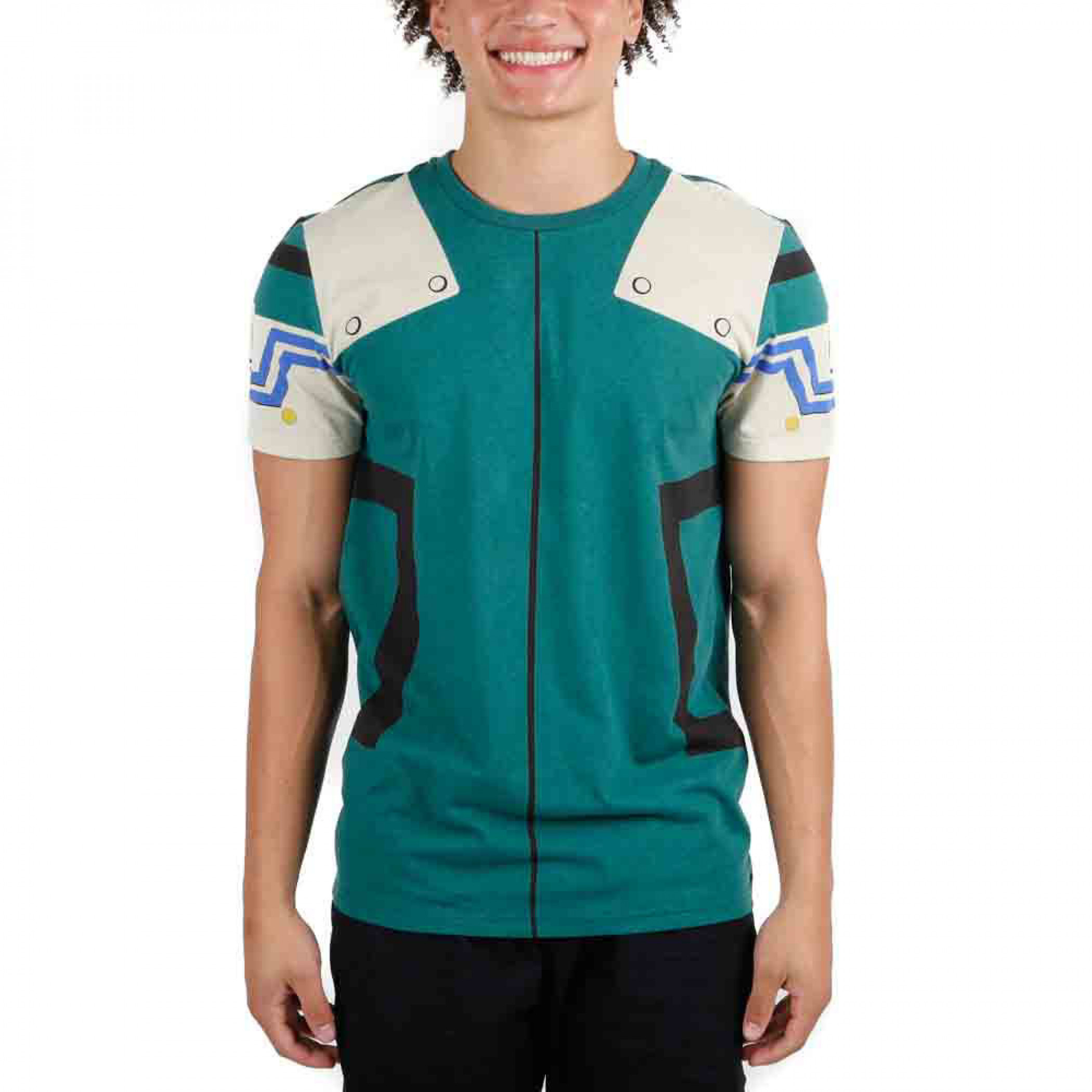 My Hero Academia Midoriya Izuku Deku Costume Cosplay T-Shirt, Multi-Color