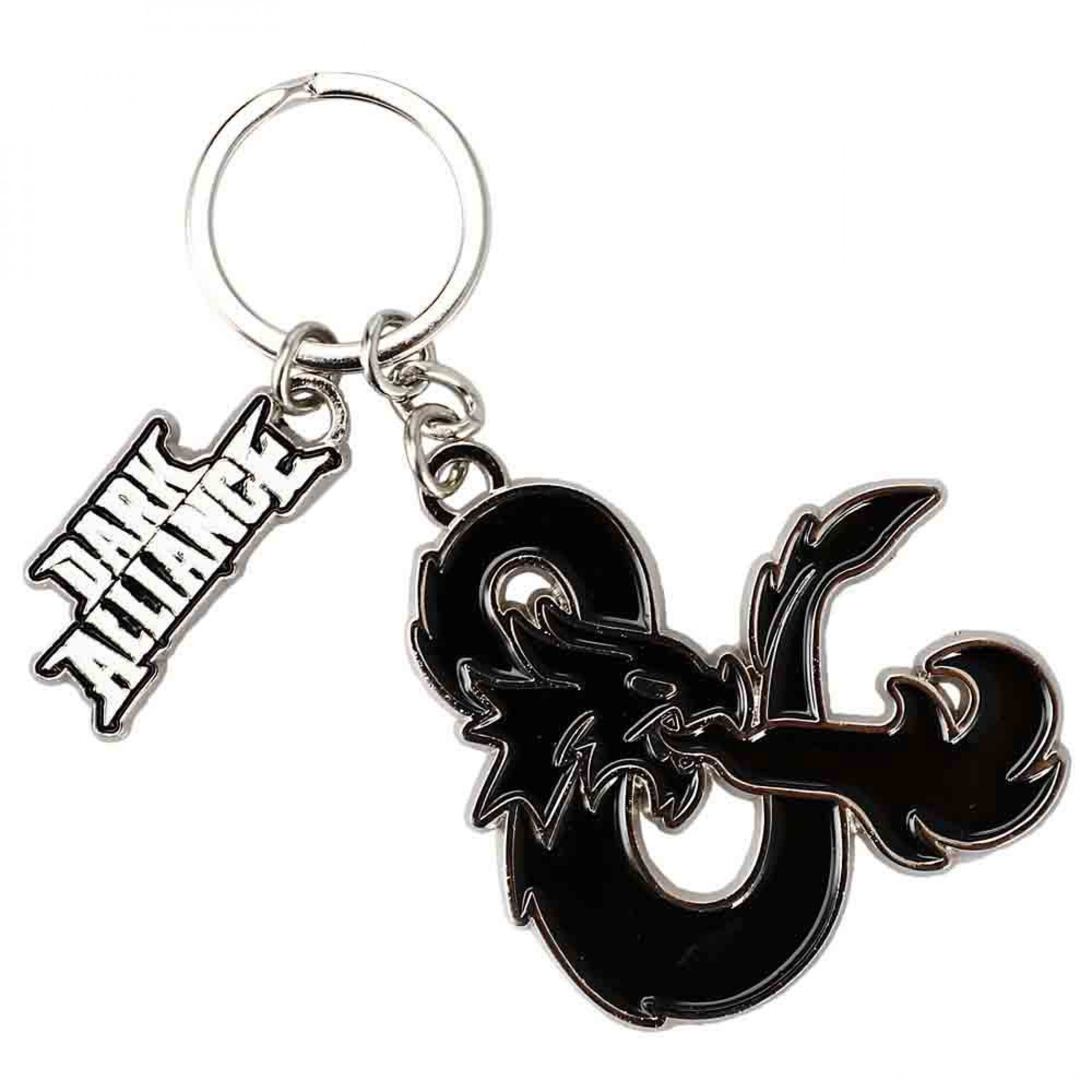 Dungeons & Dragons Symbol Dark Alliance Keychain, Black