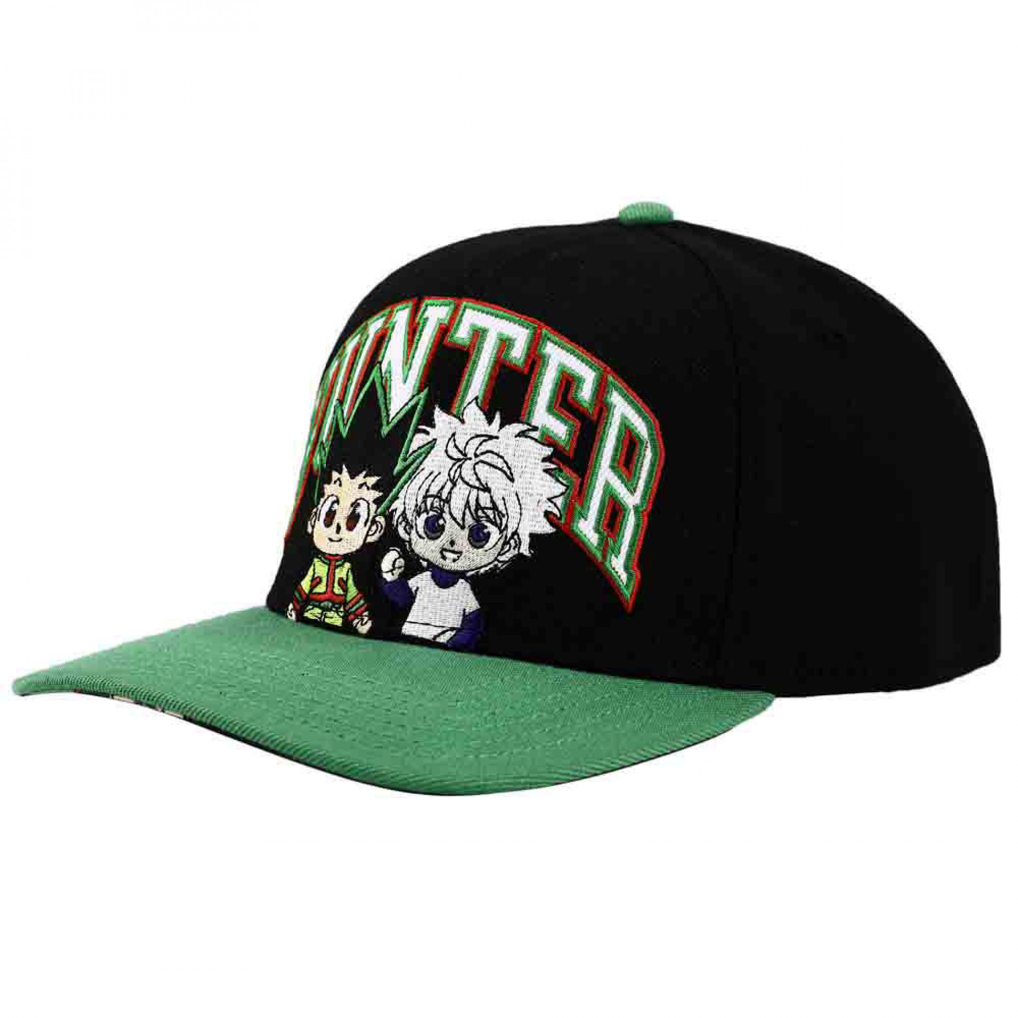 Hunter X Hunter Gon & Killua Elite Flex Pre-Curved Bill Snapback, Multi-Color