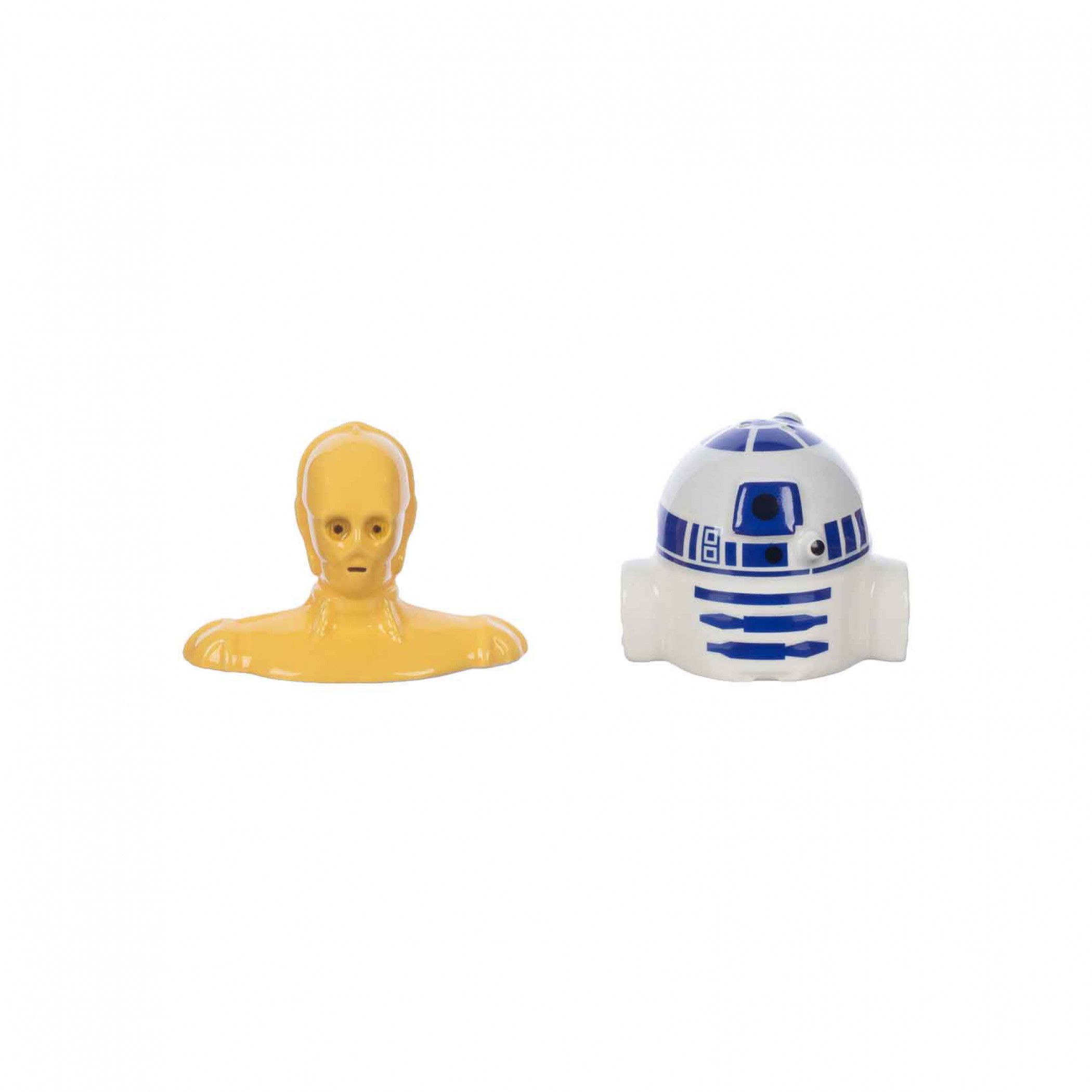 Star Wars R2-D2 & C-3PO Sculpted Ceramic Salt & Pepper Shaker Set, Multi-Color