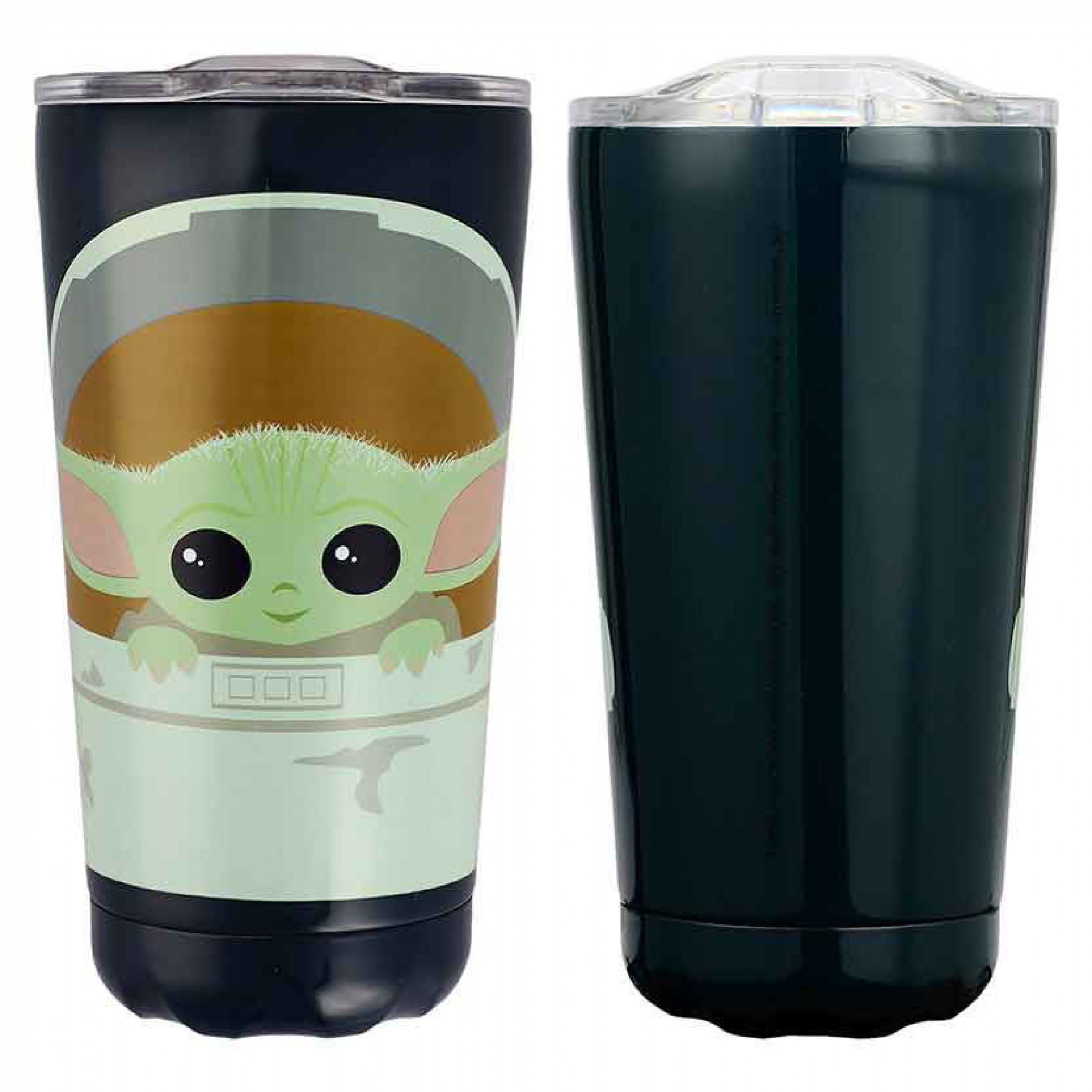 Star Wars The Mandalorian Grogu In Pod 20 oz. Vacuum Insulated Tumbler, Blue