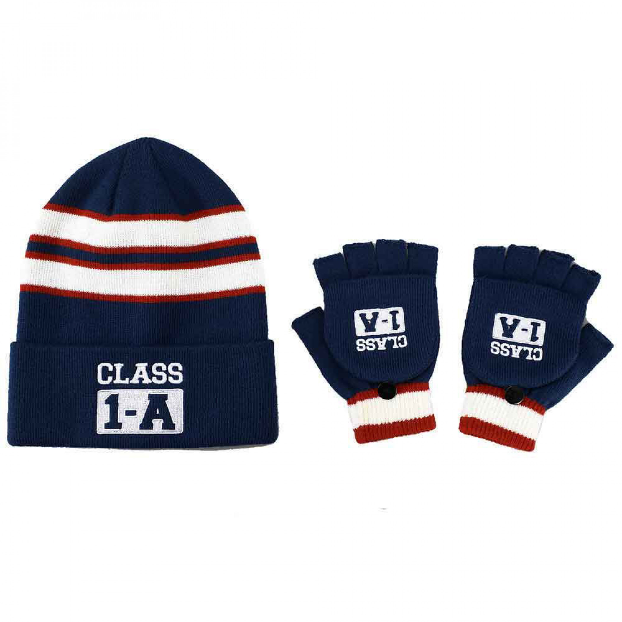 My Hero Academia Class 1-A  Beanie & Glomit Combo, Multi-Color