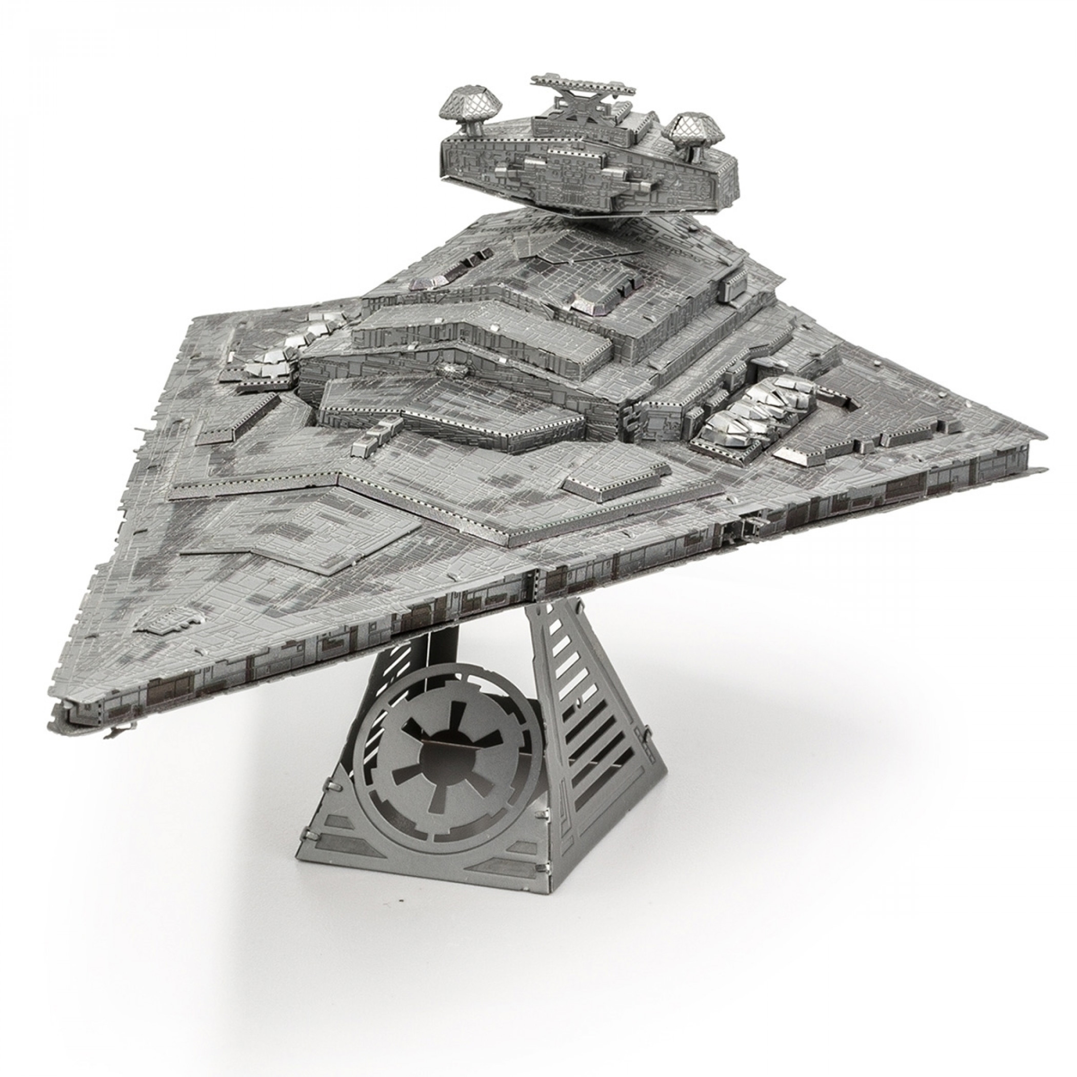 Star Wars Imperial Star Destroyer Premium Metal Earth Model Kit, Silver