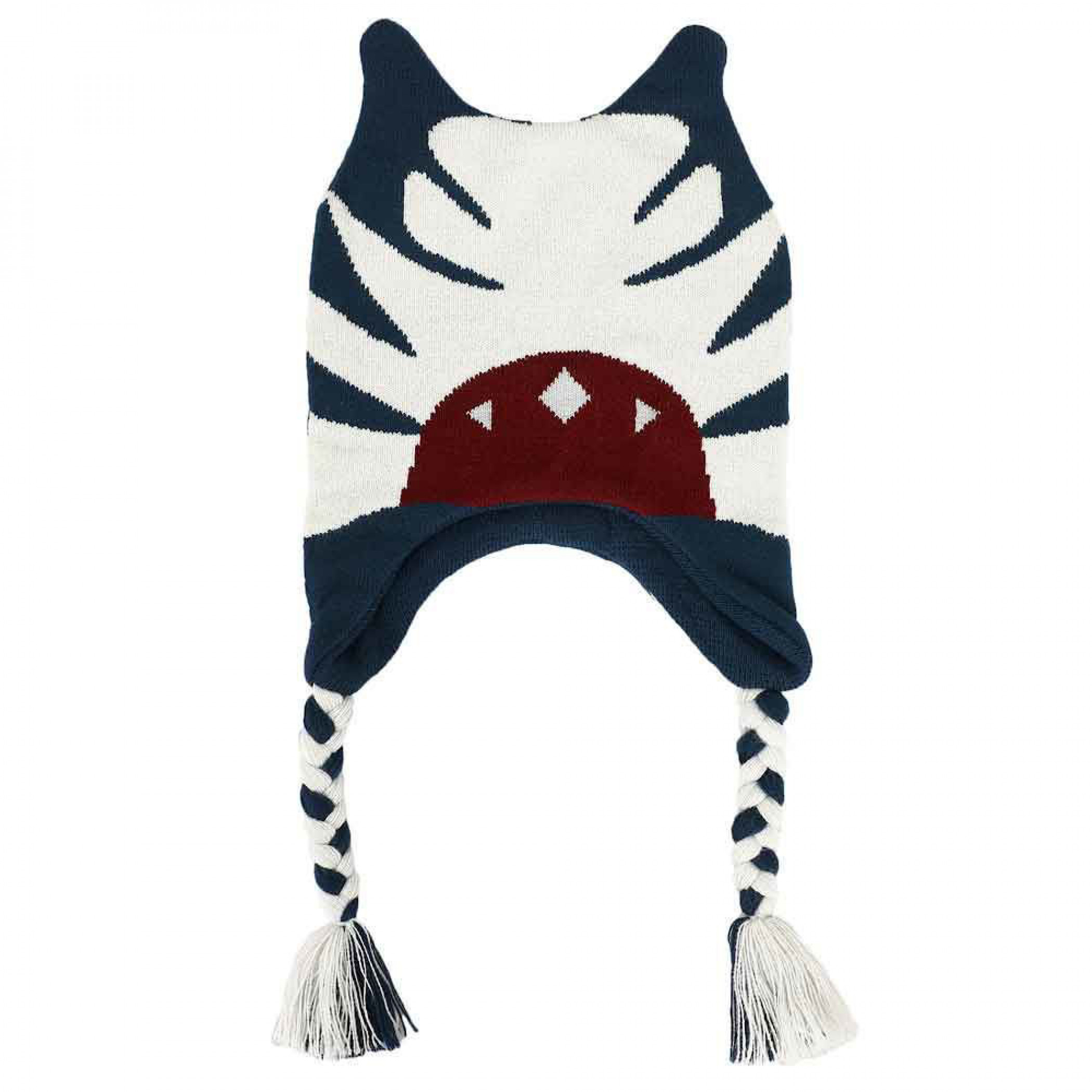 Star Wars The Mandalorian Ahsoka Tano Youth 3D Knit Beanie, Multi-Color