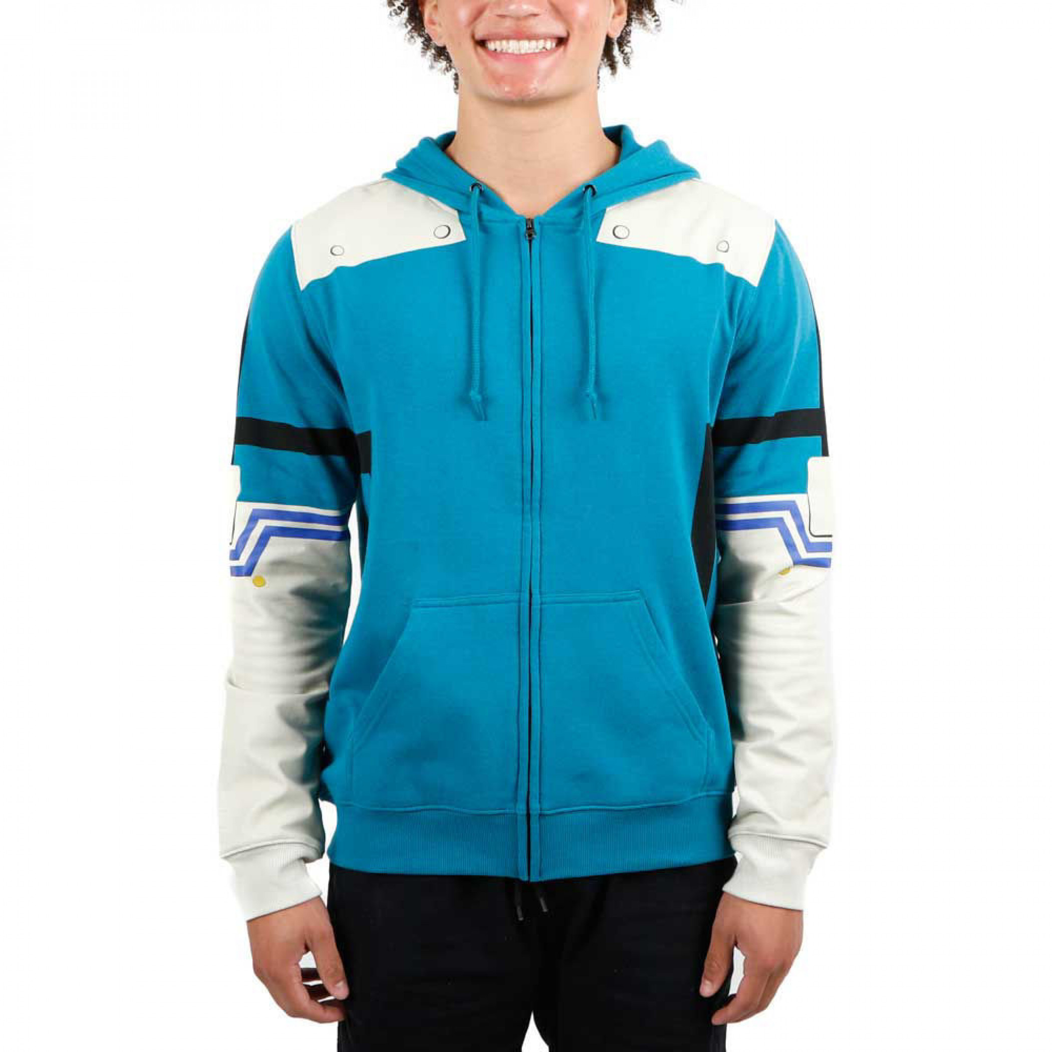 My Hero Academia Deku Costume Cosplay Hoodie, Blue