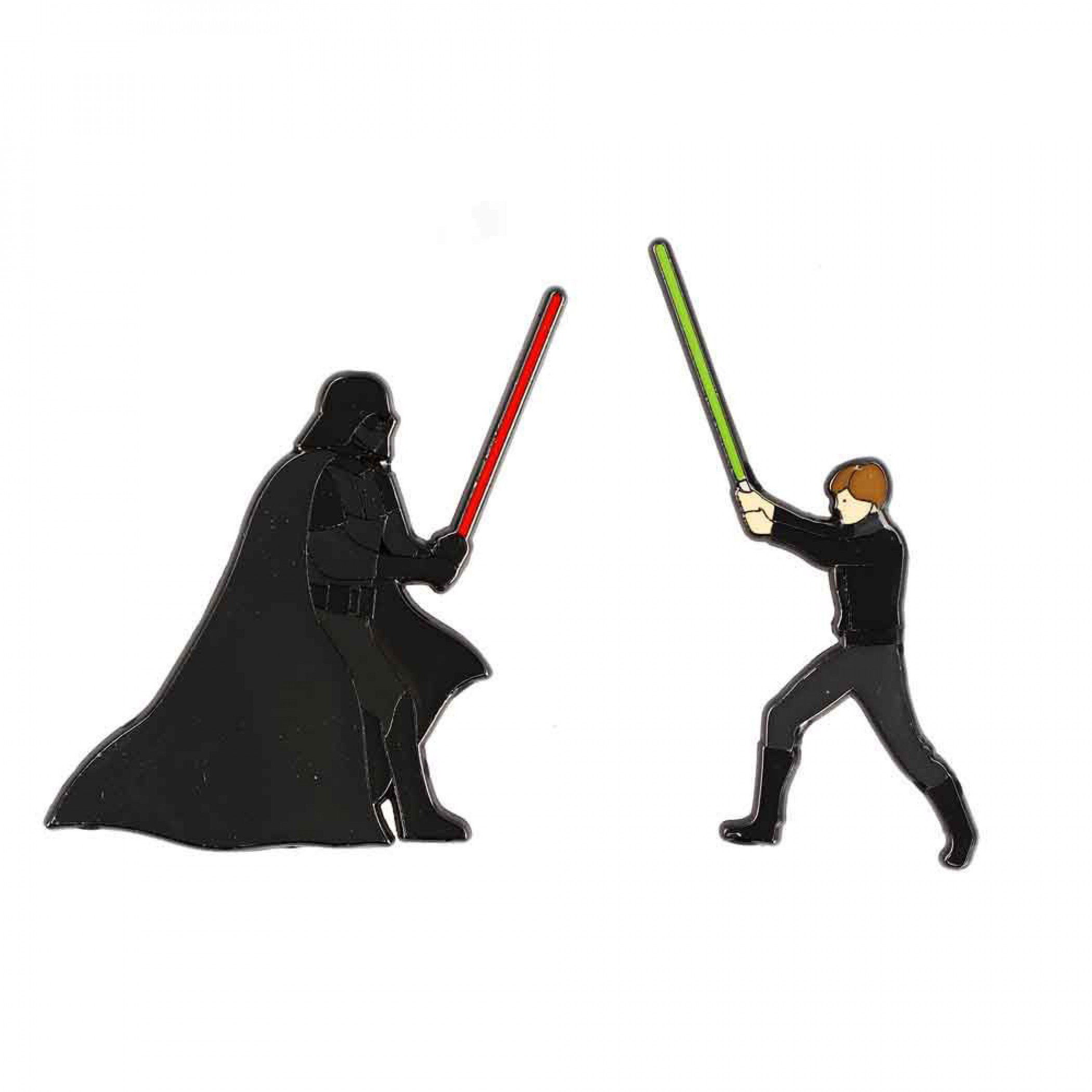 Star Wars Darth Vader & Luke Skywalker Lapel Pins, Multi-Color