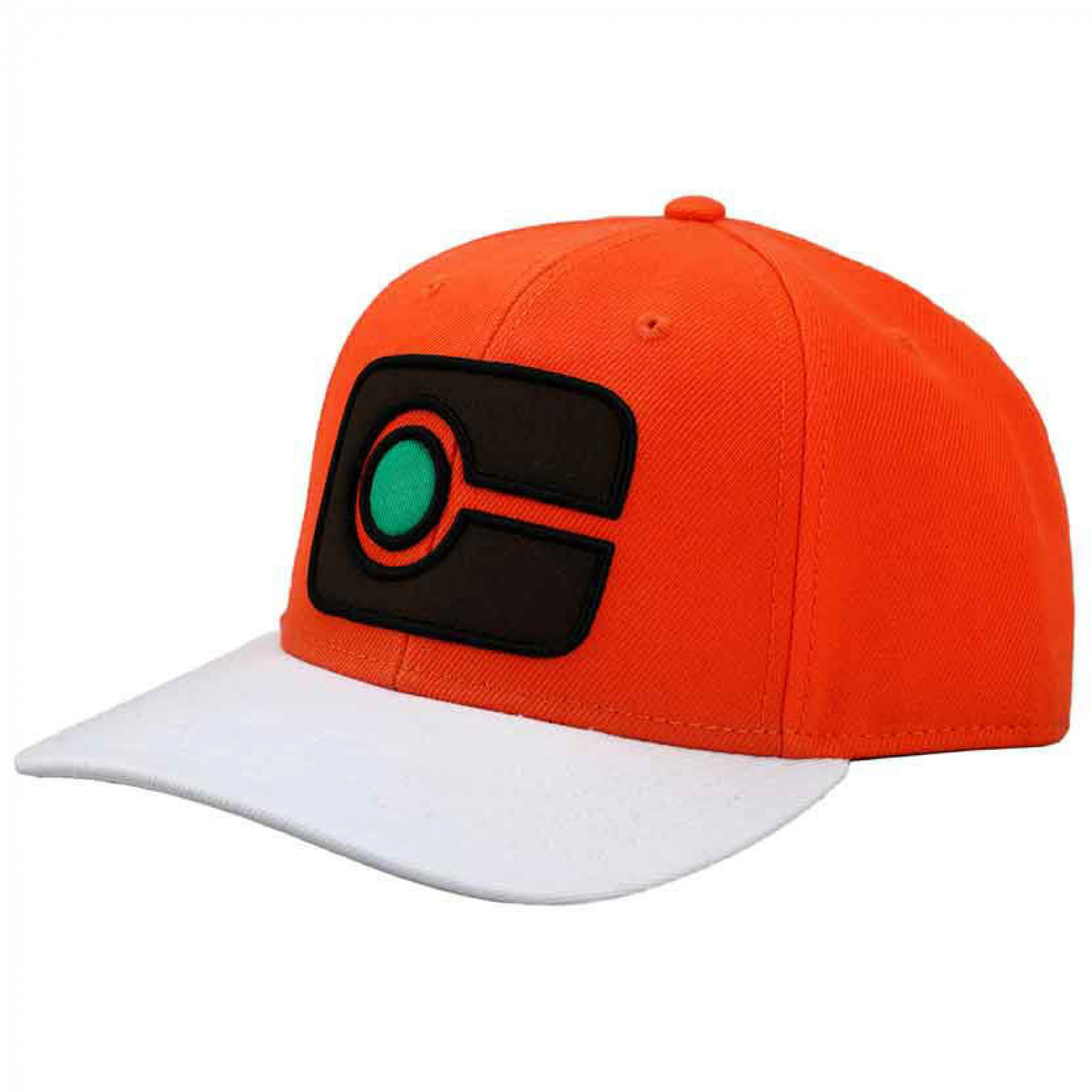 Pokemon Ash Ketchum Journeys Embroidered Pre-Curved Snapback Hat, Multi-Color
