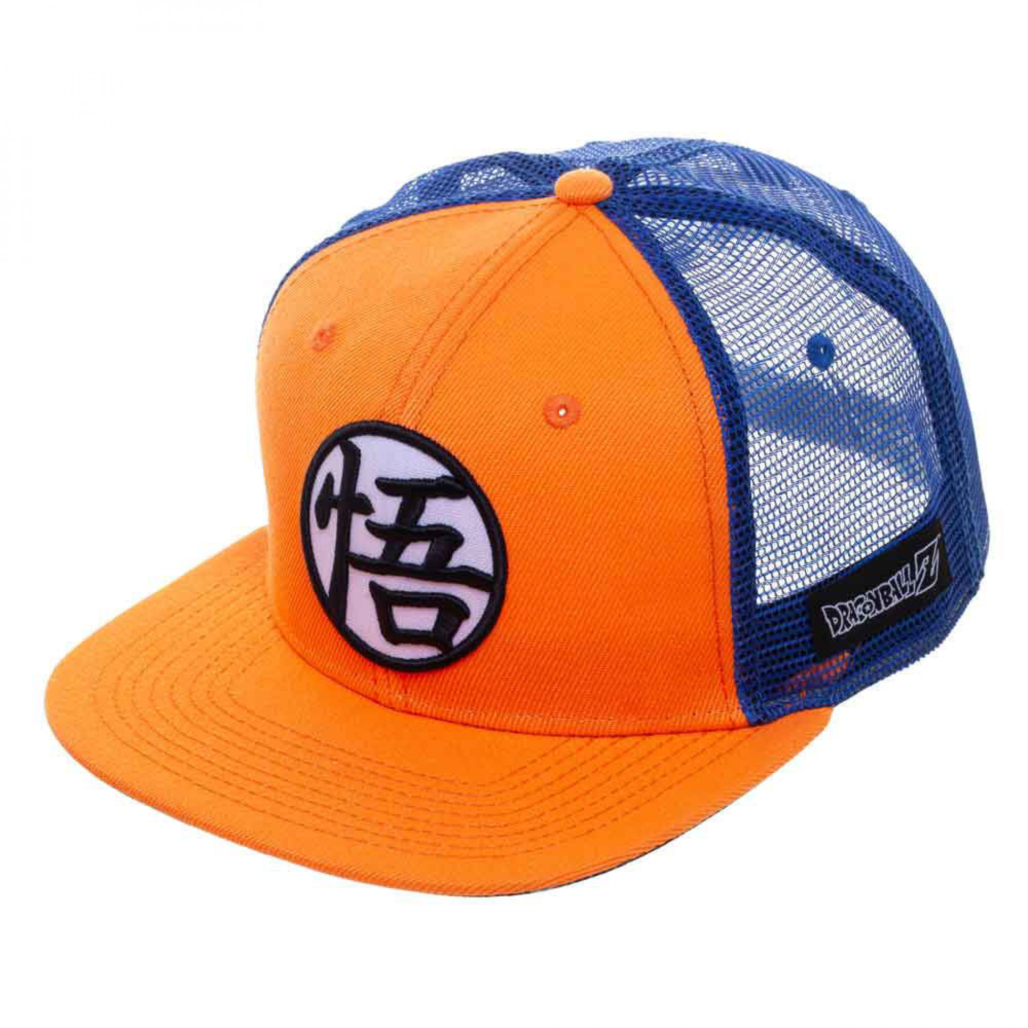 Dragon Ball Z Embroidered Kanji Patch Trucker Hat, Orange