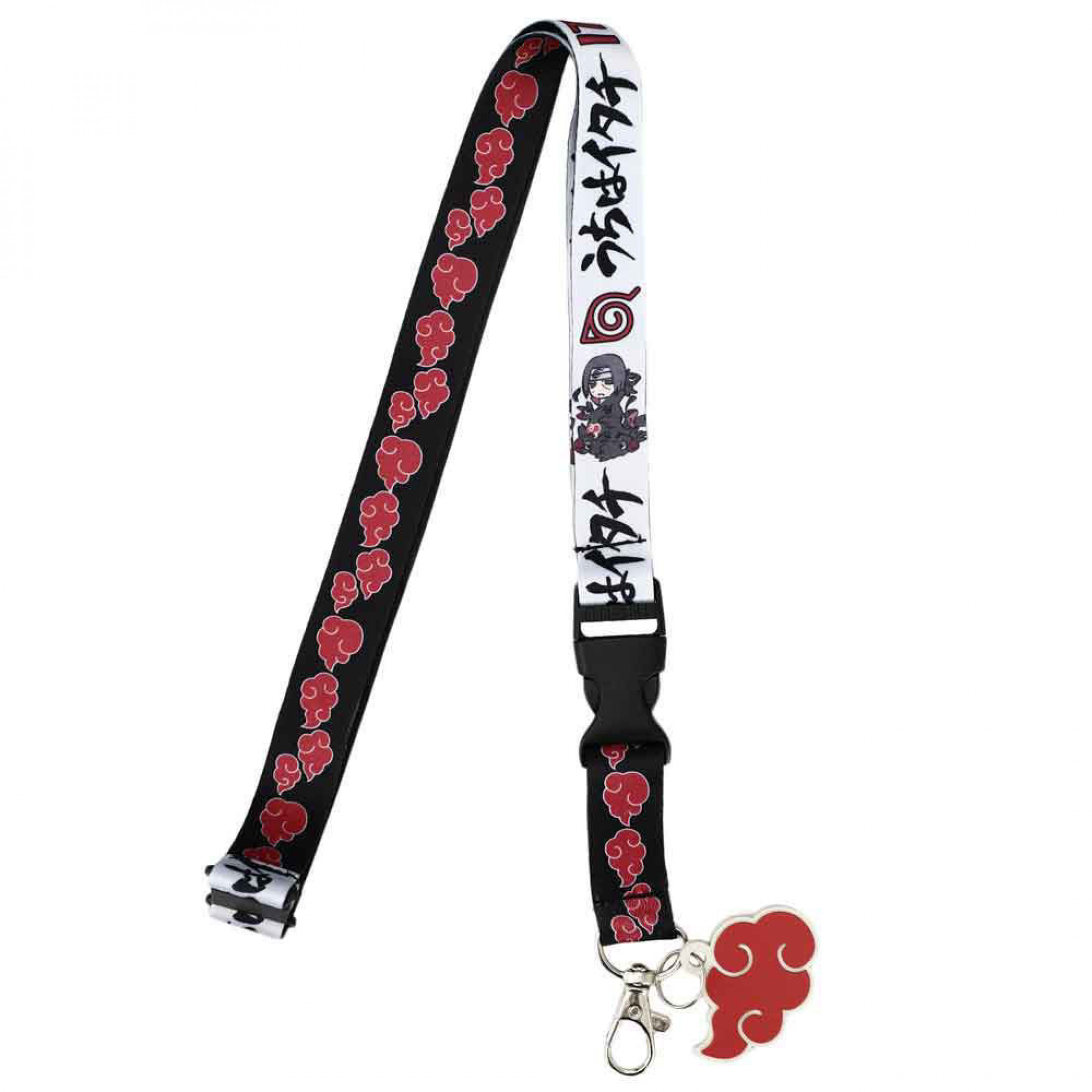 Naruto Shippuden Uchiha Itachi Rubber Charm Lanyard, Multi-Color