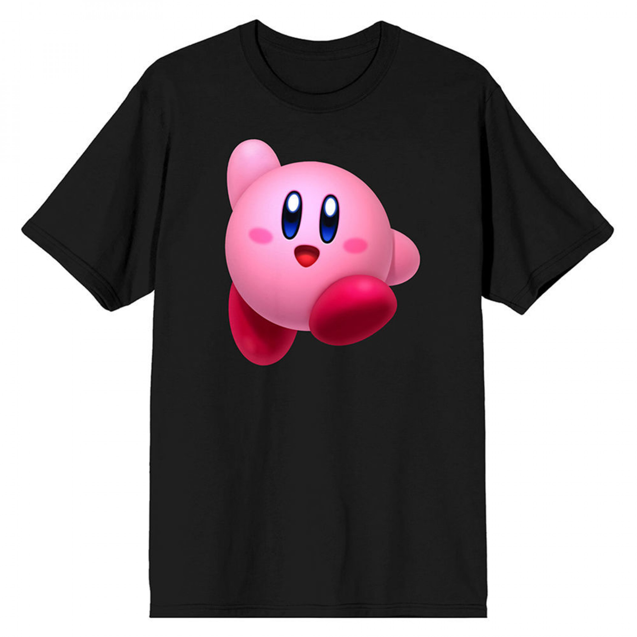 Nintendo Kirby Say Hi Kawaii T-Shirt, Black