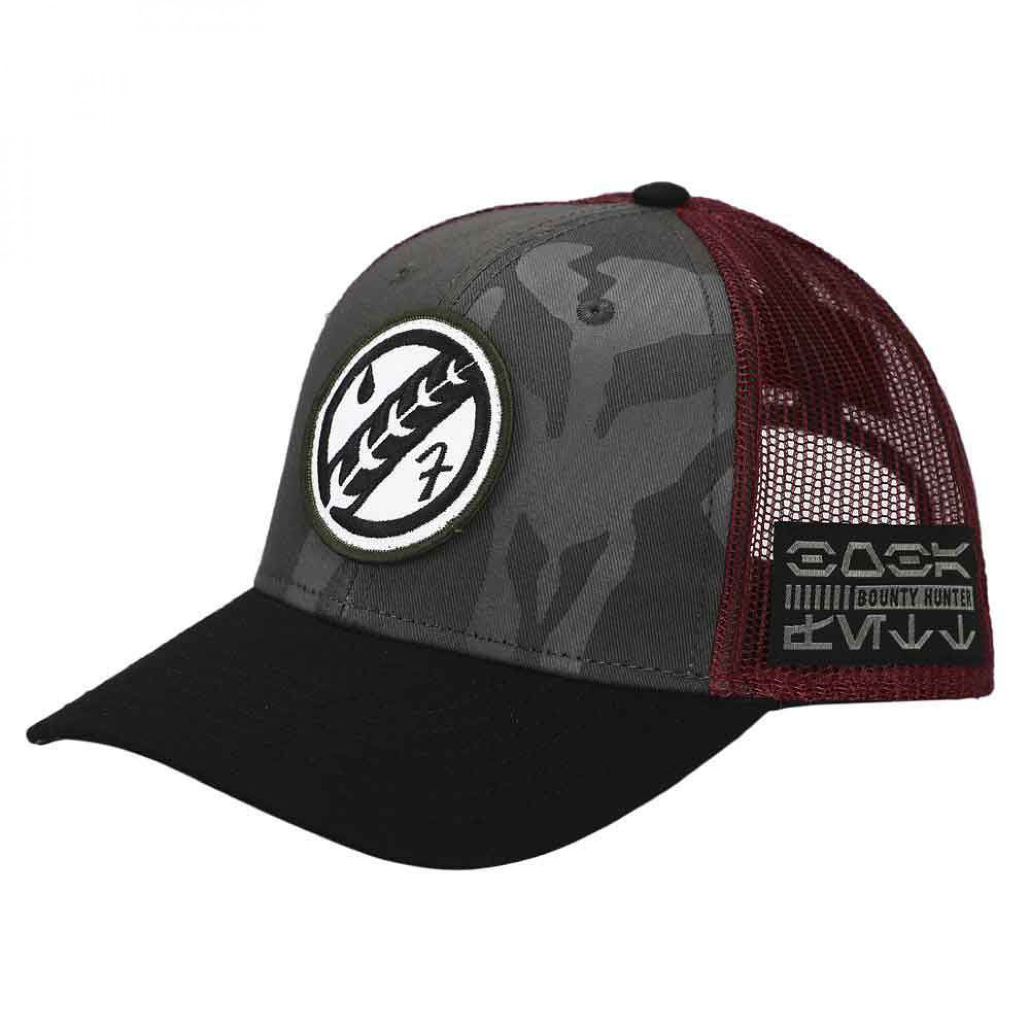 Star Wars Boba Fett Episode 5 Woven Patch Trucker Hat, Multi-Color