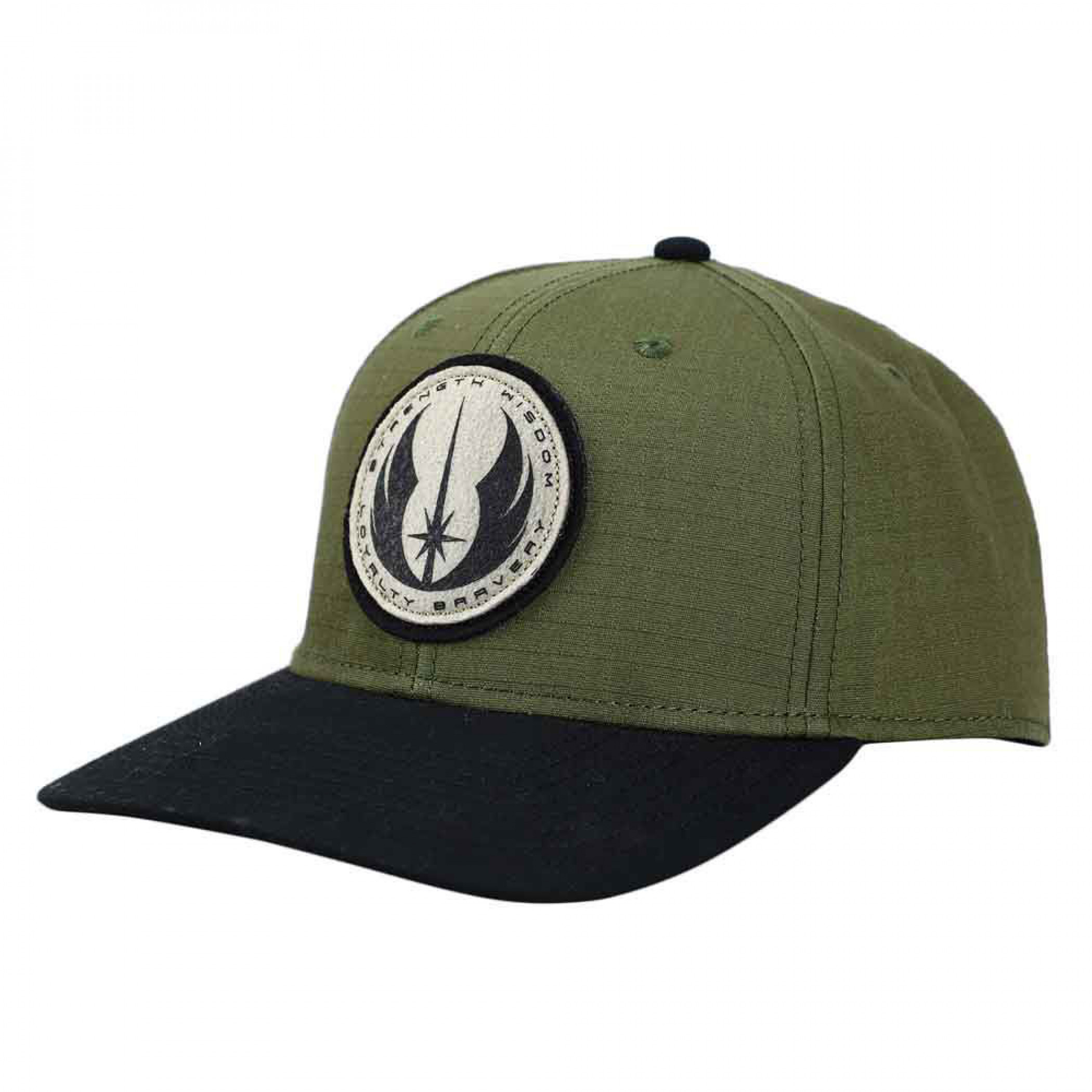Star Wars Jedi Order Symbol Curved Bill Snapback Hat, Green
