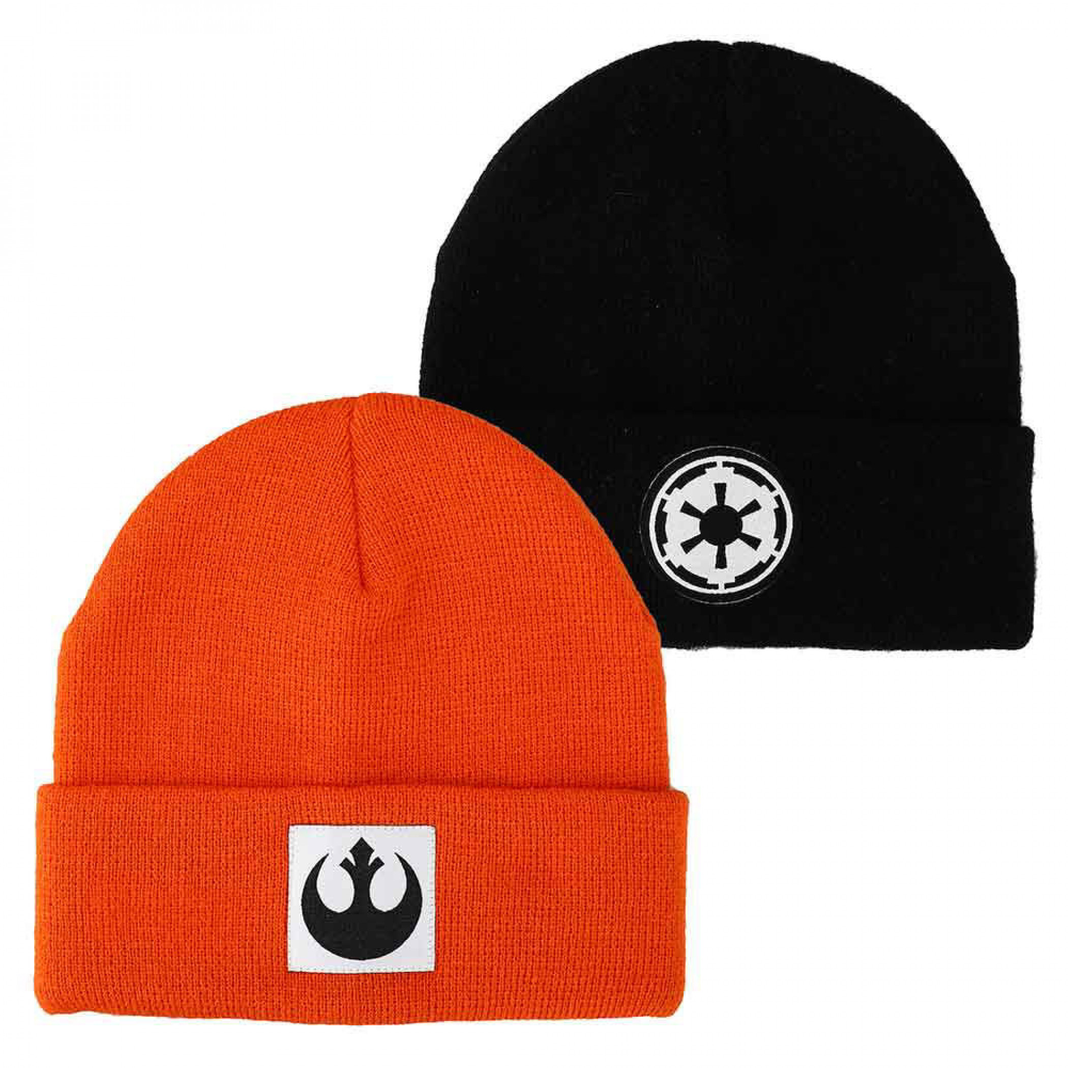 Star Wars Rebel Alliance And Galactic Empire Set of 2 Cuff Beanies, Multi-Color