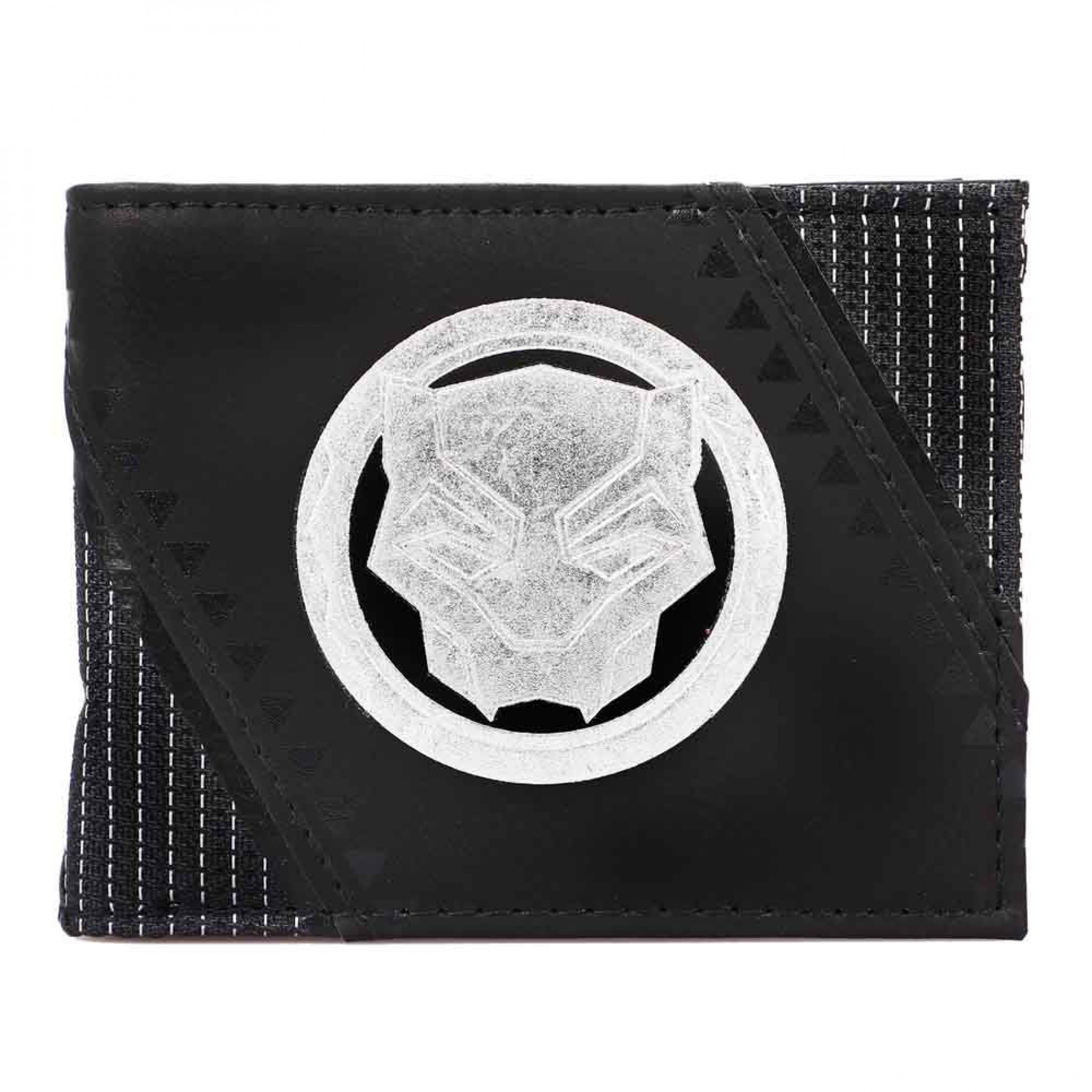 Black Panther Wakanda Forever Bi-Fold Wallet, Black