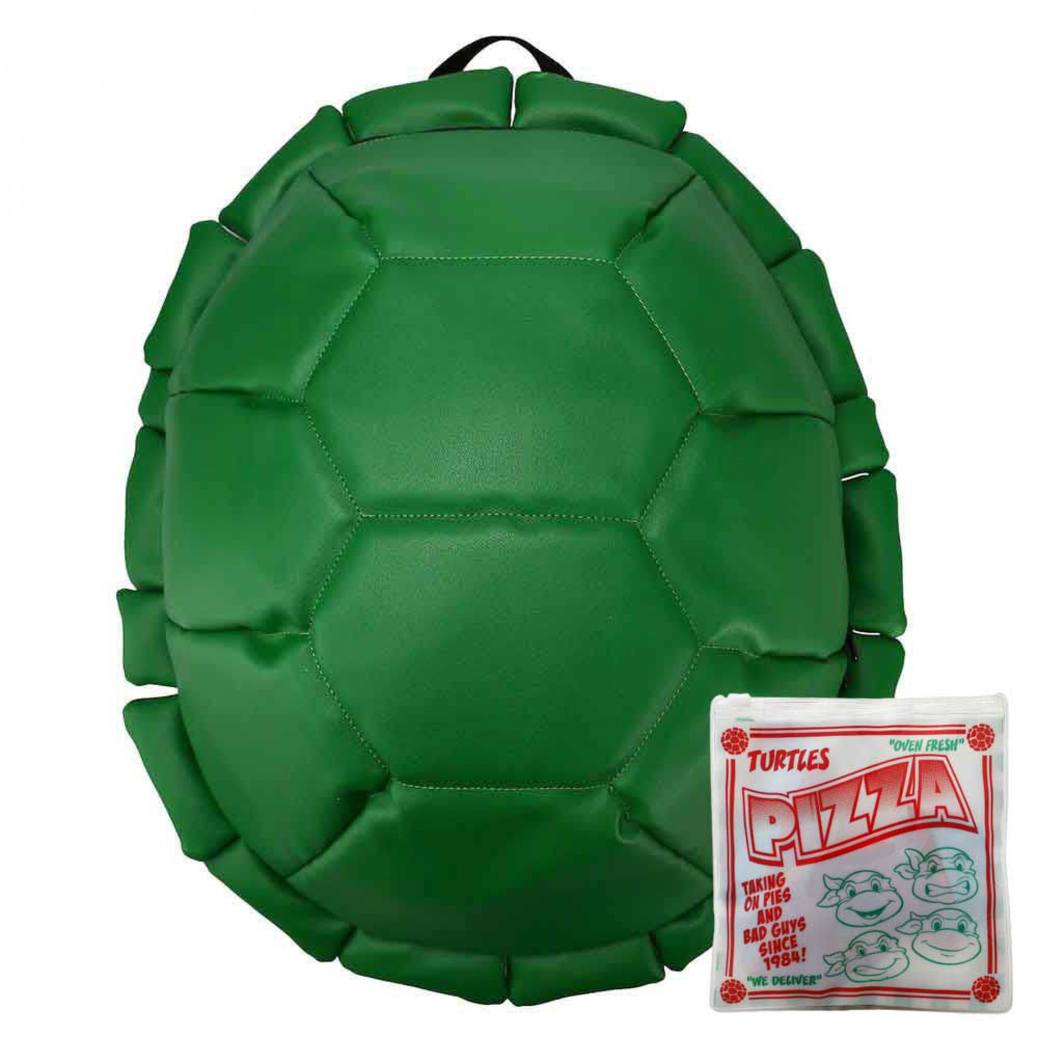 Teenage Mutant Ninja Turtles Shell Backpack with Character Masks, Green