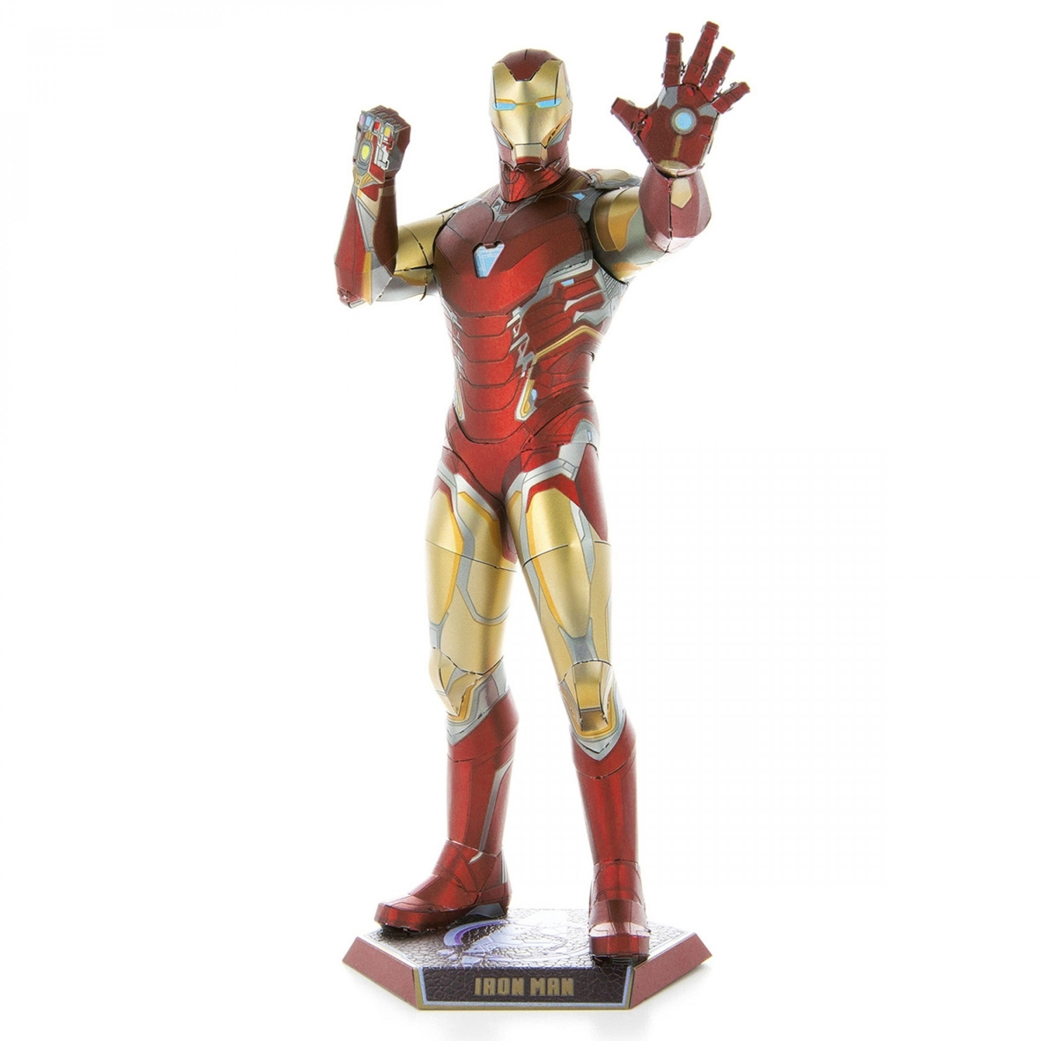 Iron Man Mark LXXXV Premium 3D Metal Earth Model Kit, Multi-Color