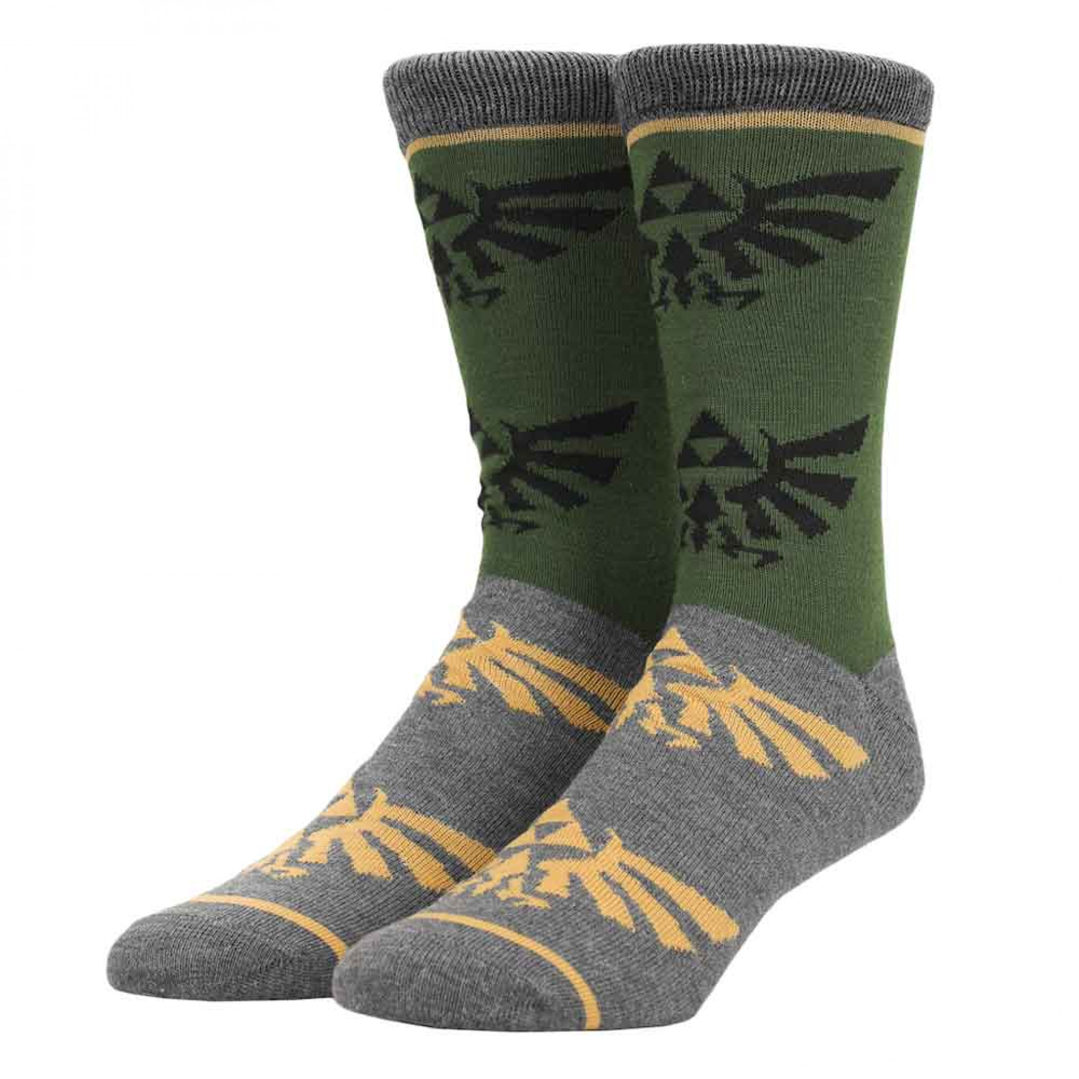 The Legend of Zelda Hyrule Crest Crew Socks, Green