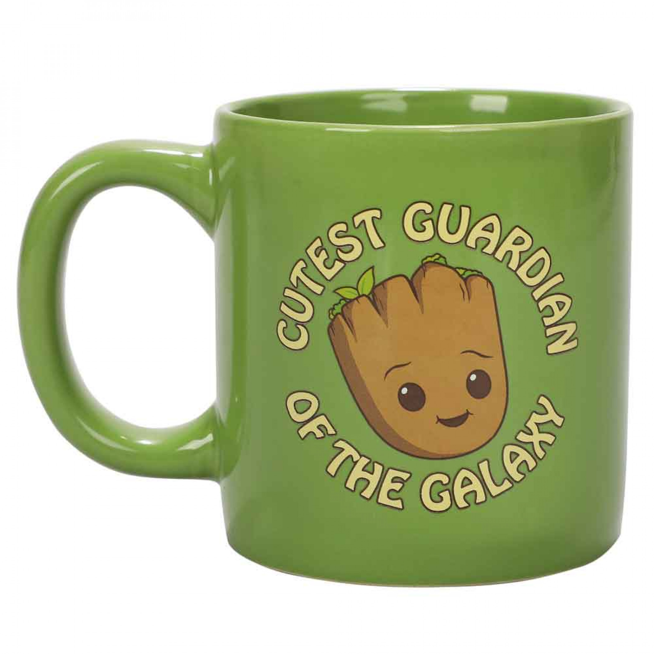 Guardians of the Galaxy Groot Cutest Guardian 16 Ounce Mug, Green