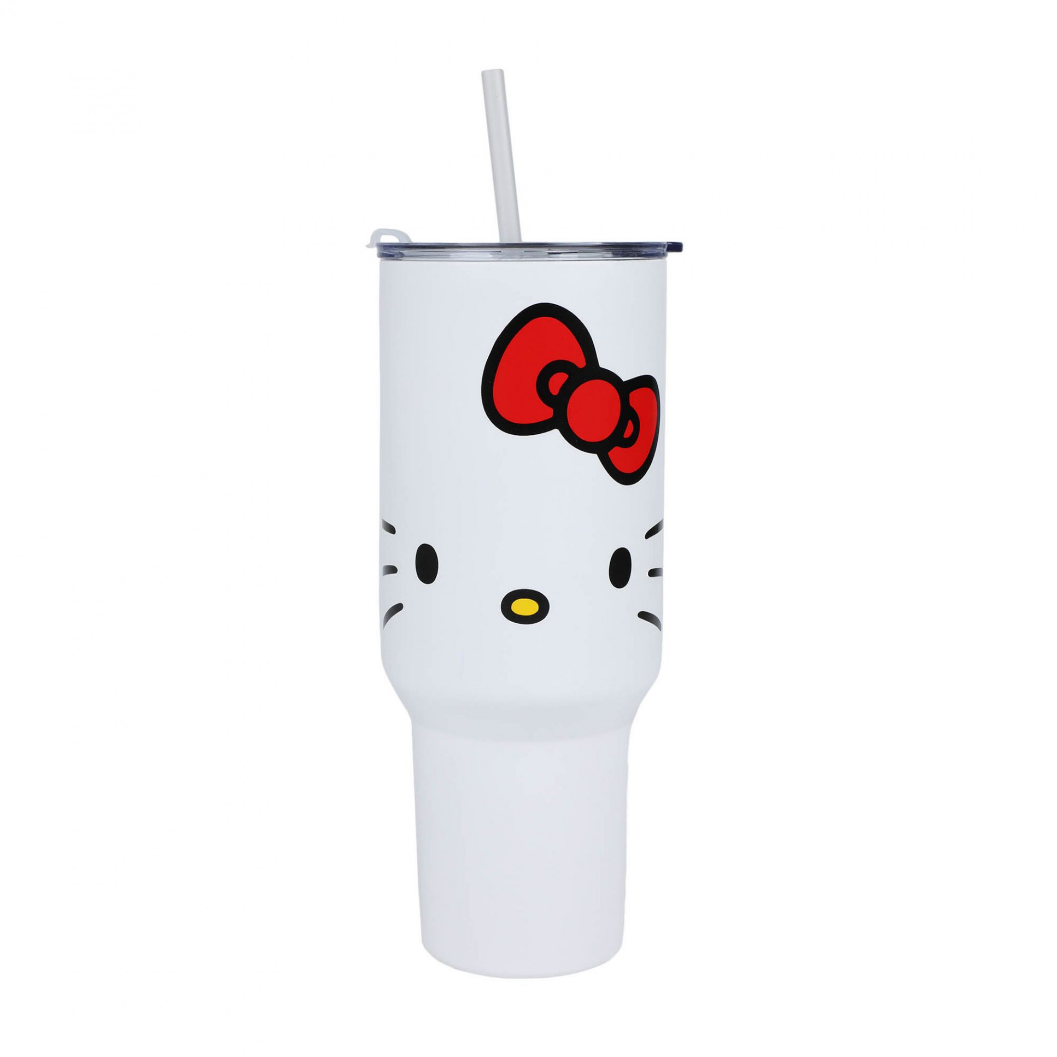 Hello Kitty Face 40oz. Stainless Steel Tumbler, White