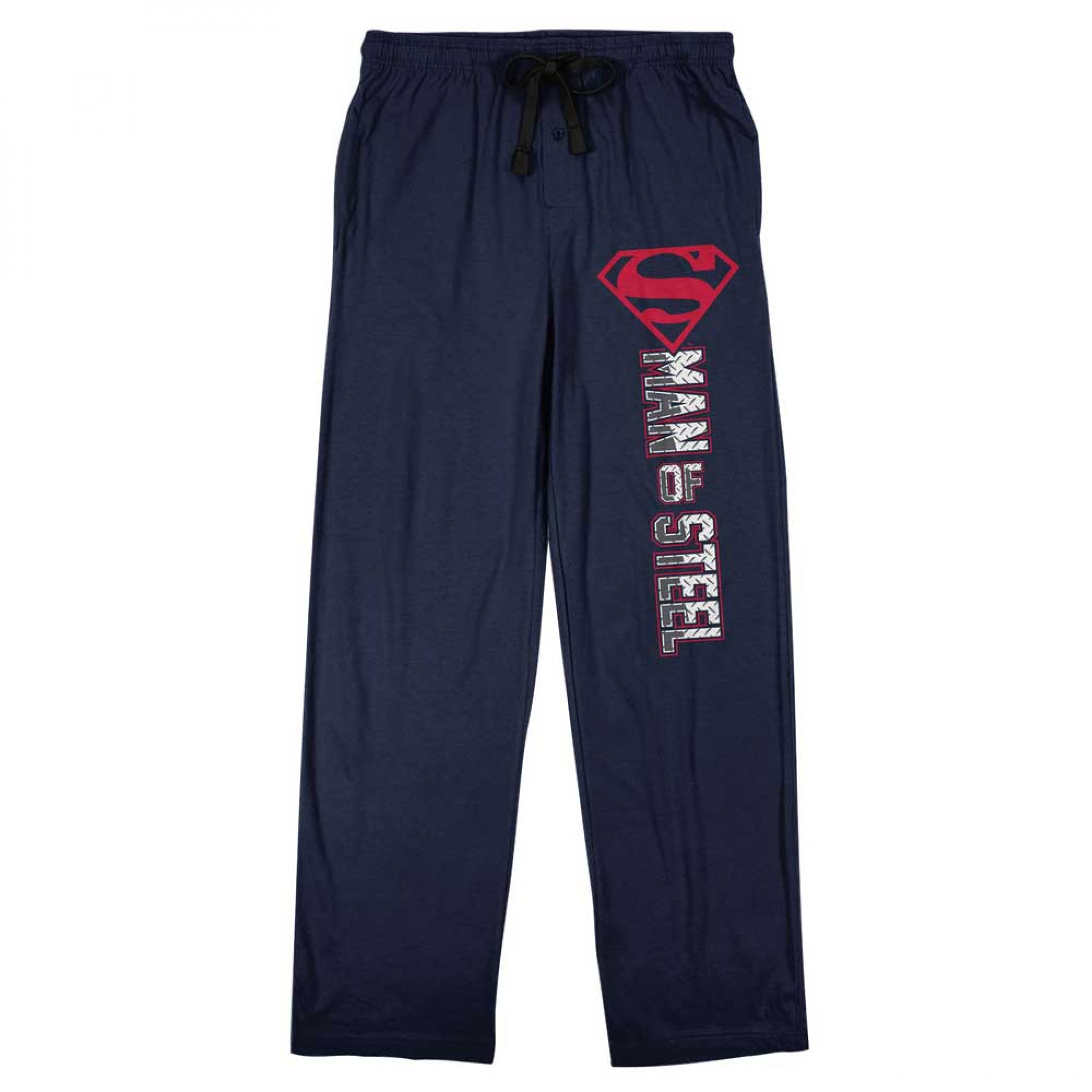 Superman Man of Steel Logo Unisex Lounge Pants, Blue
