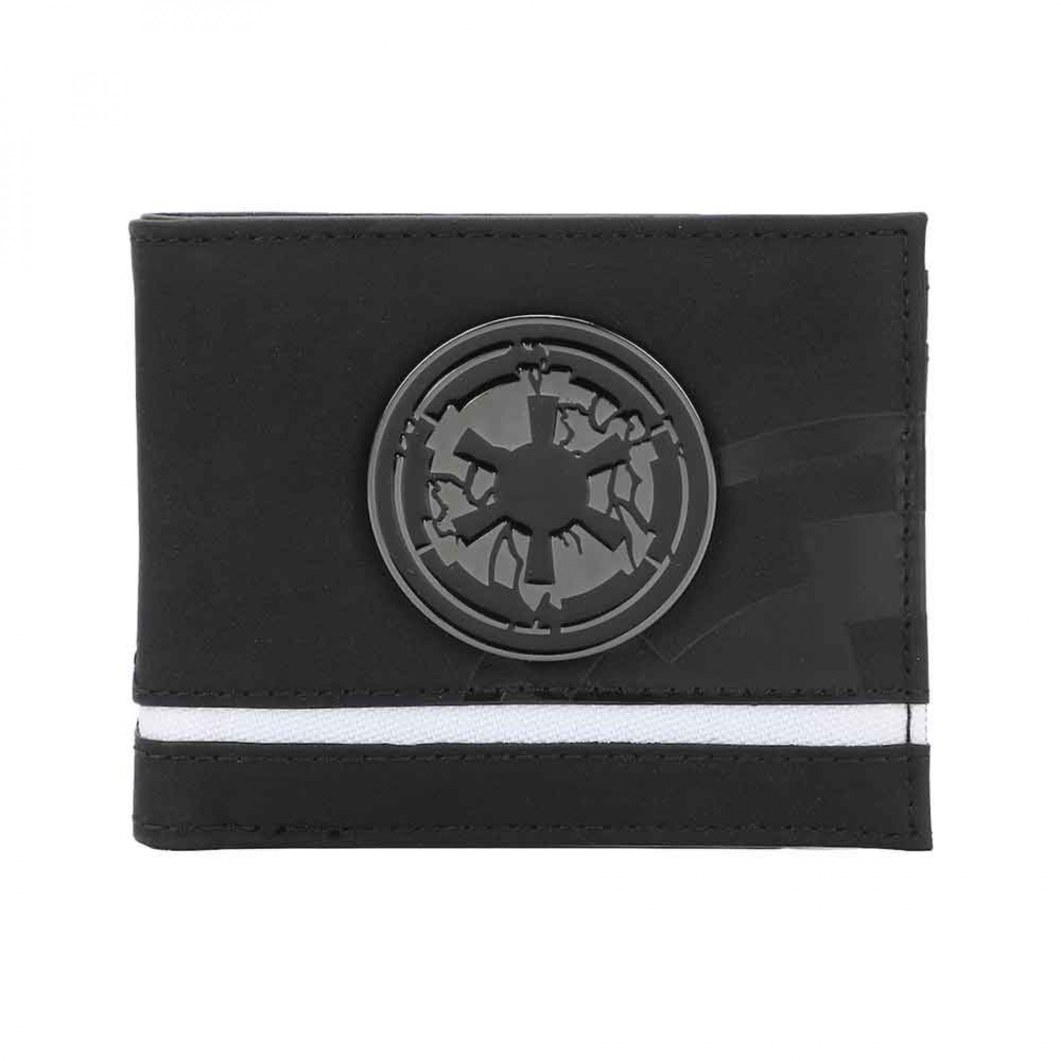 Star Wars Galactic Empire Insignia Bi-Fold Wallet, Black