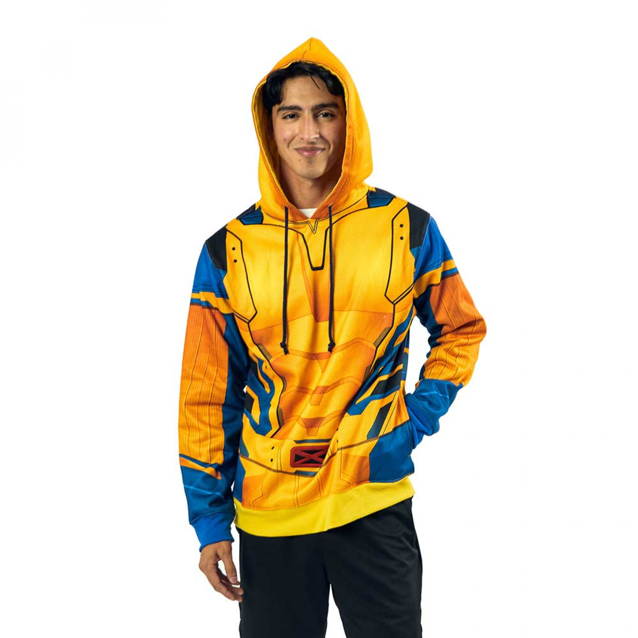 Wolverine Cosplay Full-Art Hoodie Sweatshirt, Multi-Color