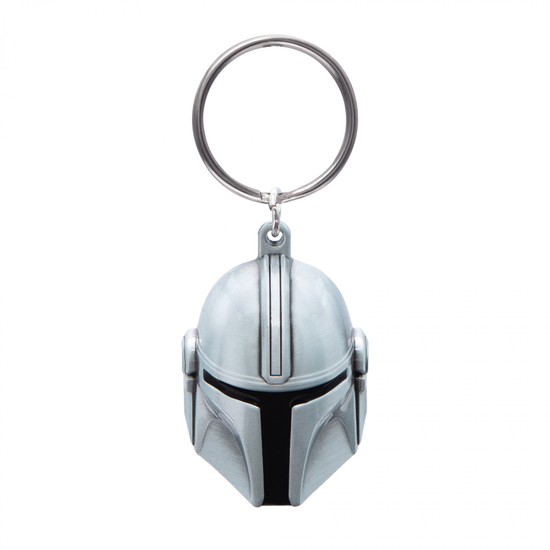 Star Wars Mando's Helmet Keychain, Silver